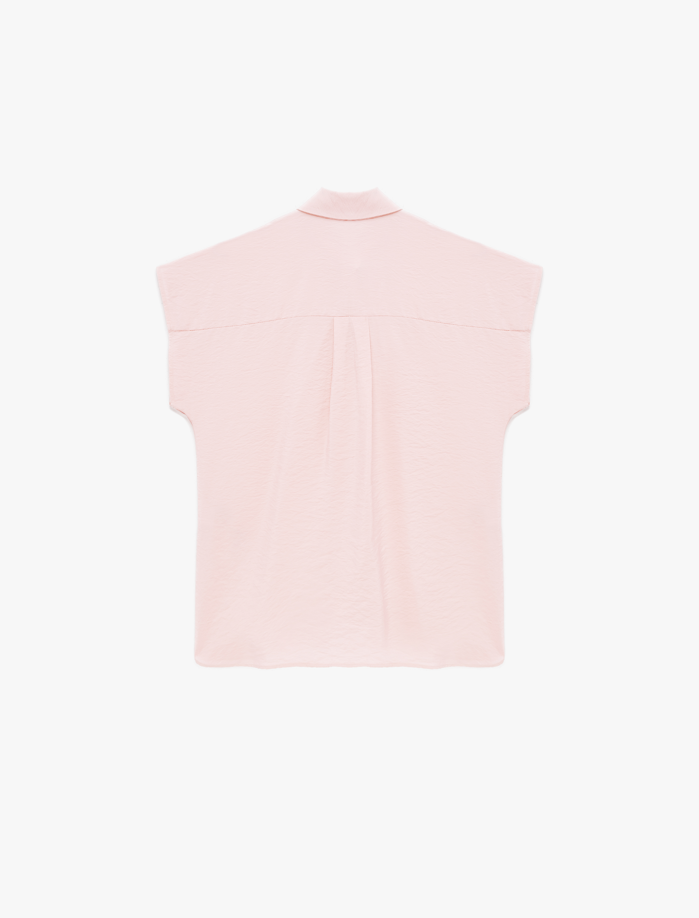   Regular Fit Kap Kol Düğmeli Klasik Yaka Viskon Gömlek