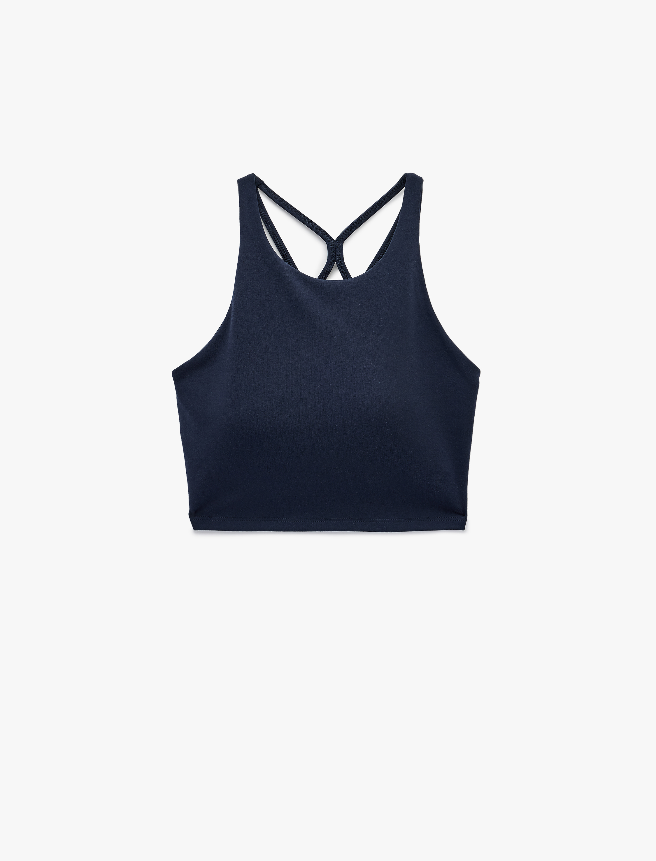   Çapraz Askılı Sırt Detaylı Kaplı Sporcu Sütyeni