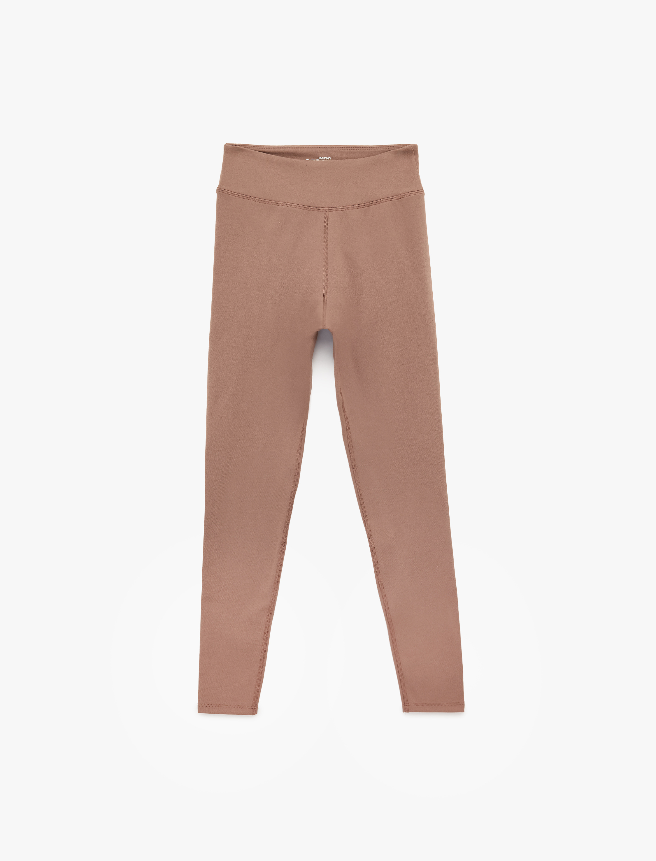   Yüksek Bel Dikiş Detaylı Slim Fit Spor Tayt