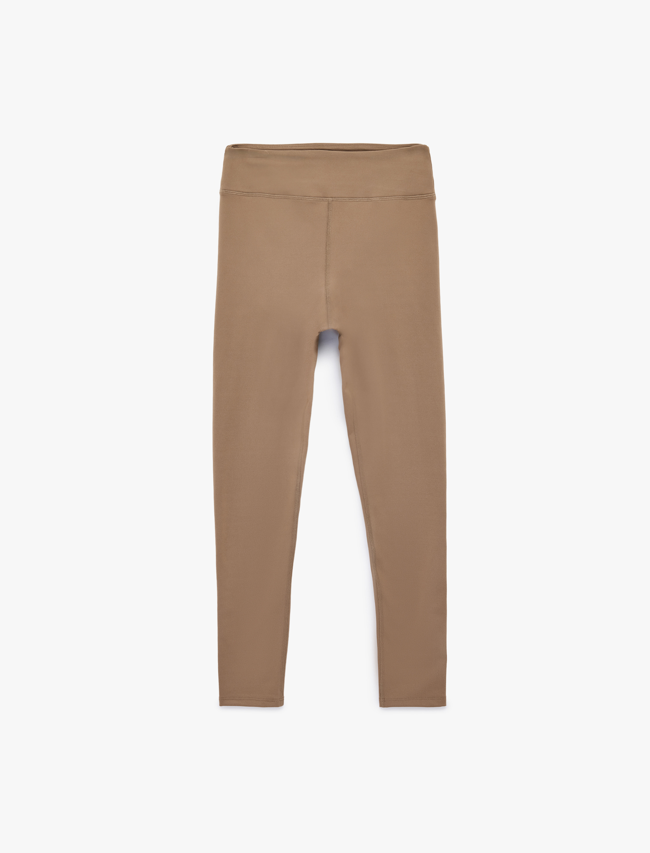   Yüksek Bel Dikiş Detaylı Slim Fit Spor Tayt