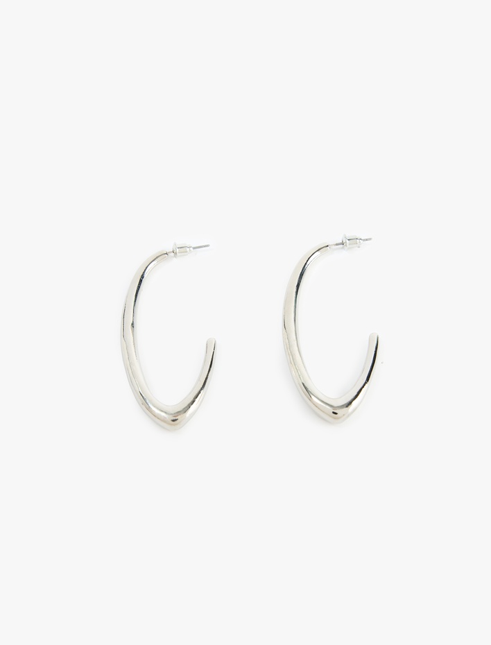 Kadın Geometrik Halka Küpe