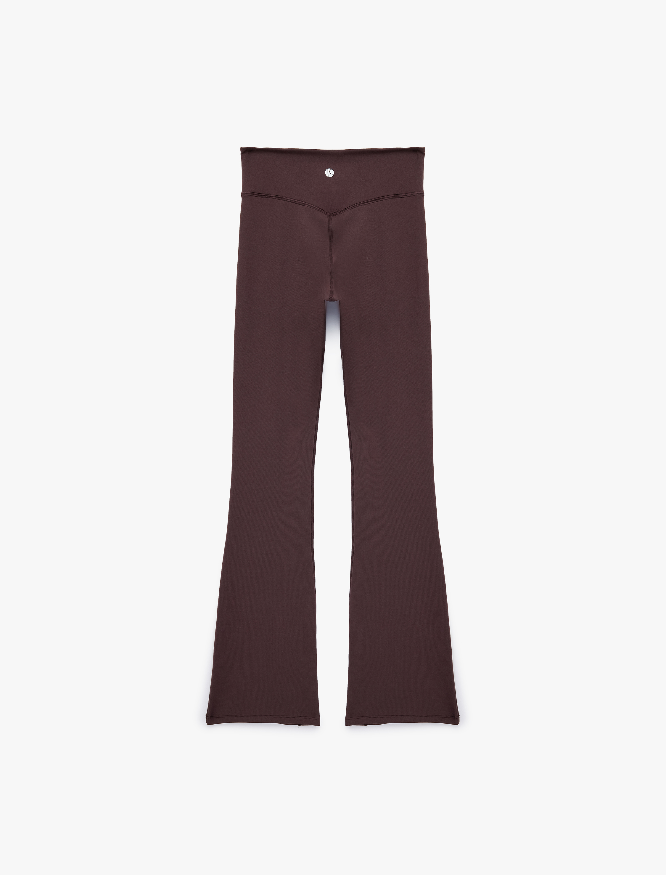   Yüksek Bel Slim Fit İspanyol Paça Spor Tayt