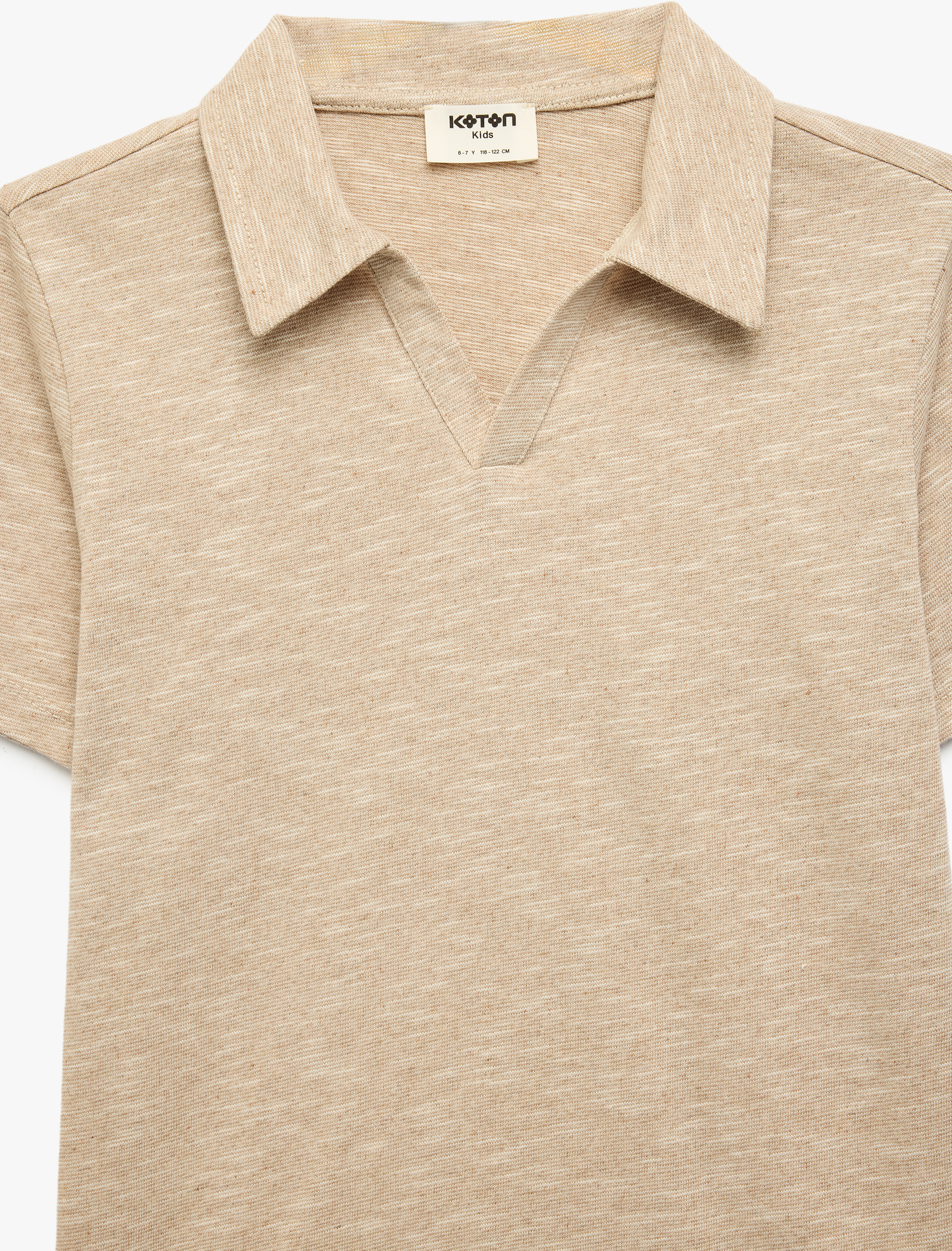  Erkek Çocuk Pamuklu Kısa Kollu Polo Yaka Tişört