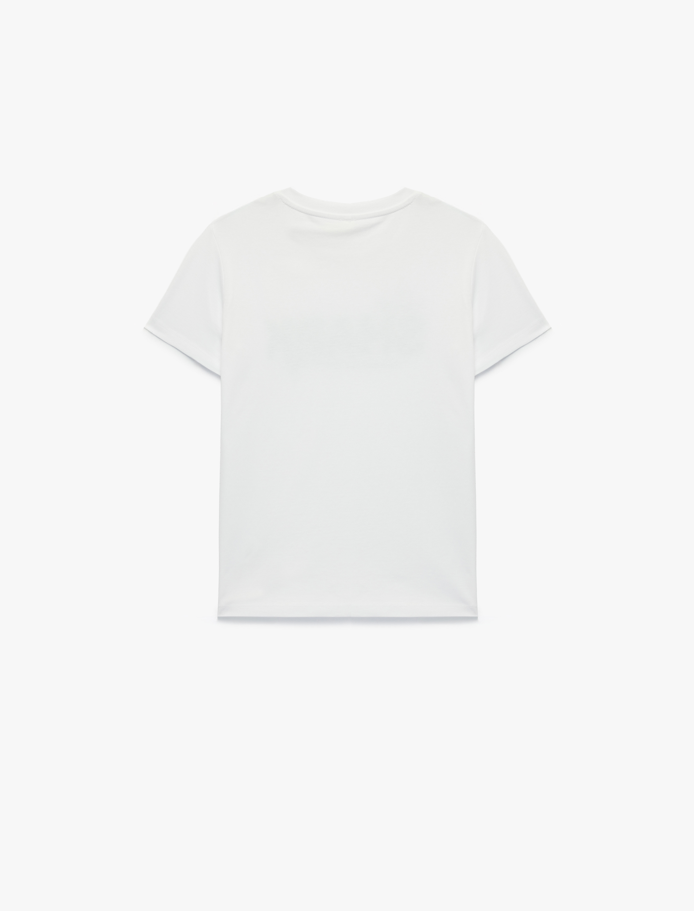  Erkek Çocuk Pamuklu Kısa Kollu Bisiklet Yaka Baskılı Tişört