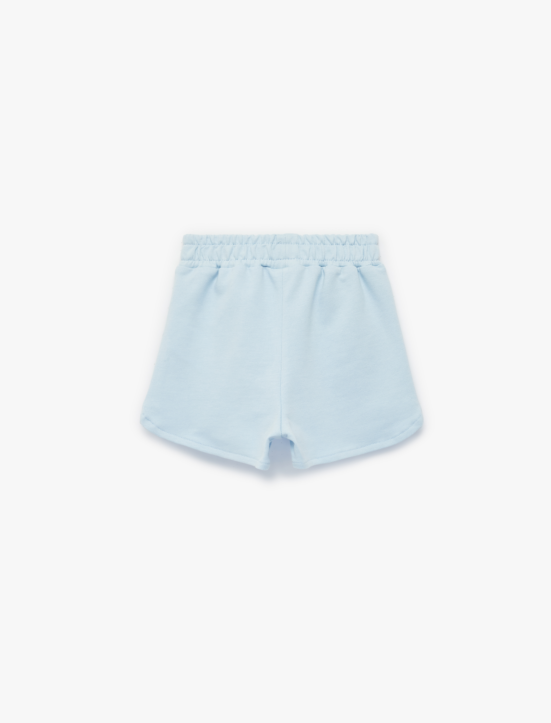 Kız Bebek Pamuklu Cepli Beli Lastikli Bağcıklı Şort