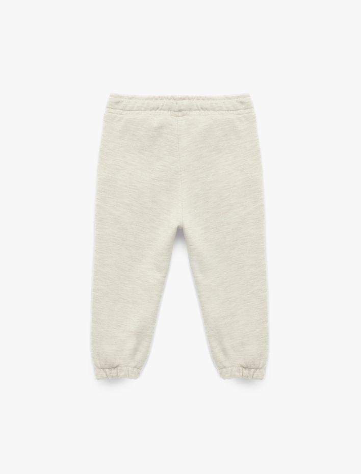 Erkek Bebek Lastikli Paça Beli Bağcıklı Cepli Jogger Eşofman Altı