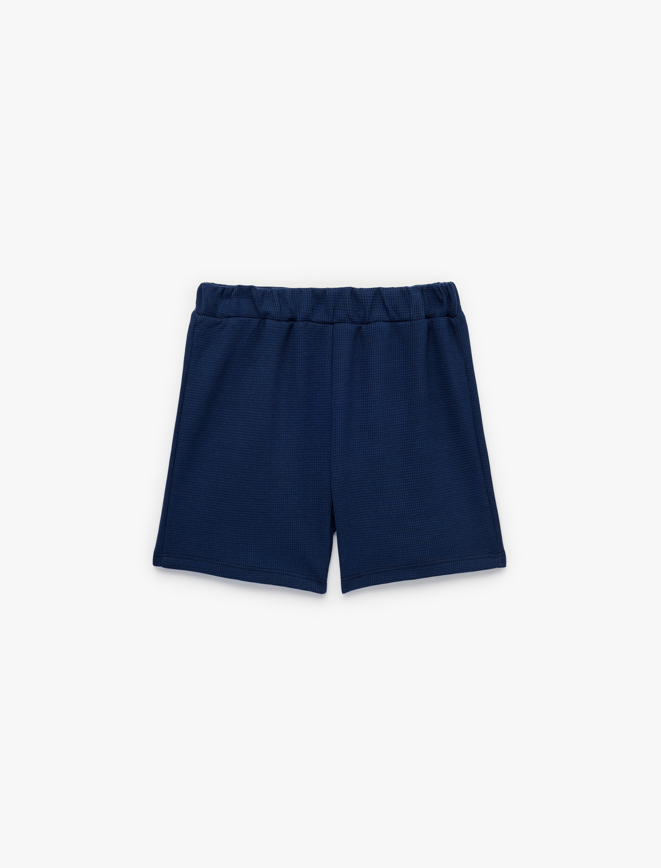  Erkek Bebek Pamuklu Bel Lastikli Cep Detaylı Basic Şort