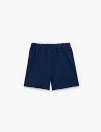 Pamuklu Bel Lastikli Cep Detaylı Basic Şort