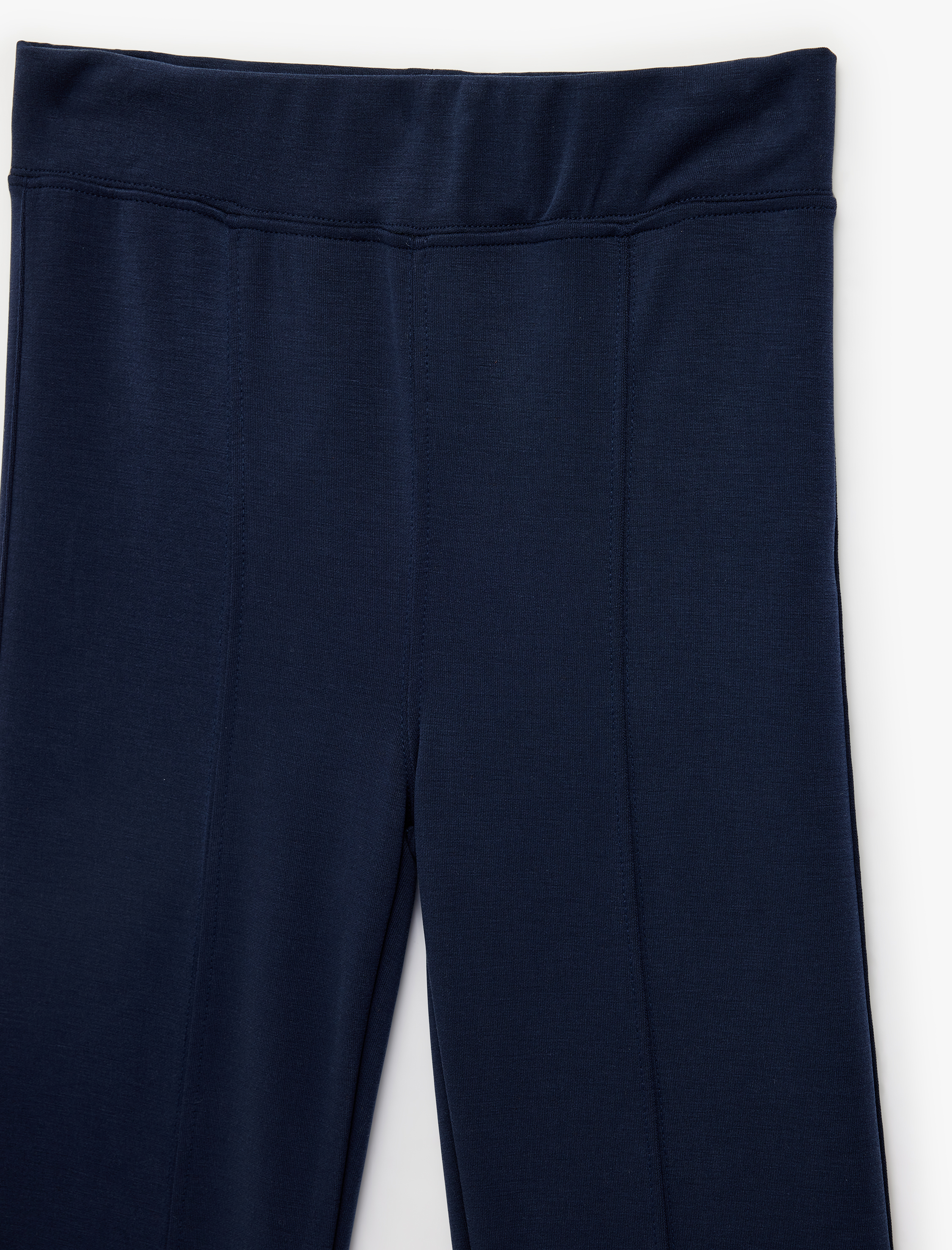  Kız Çocuk Viskon Karışımlı Slim Fit İspanyol Paça Pantolon