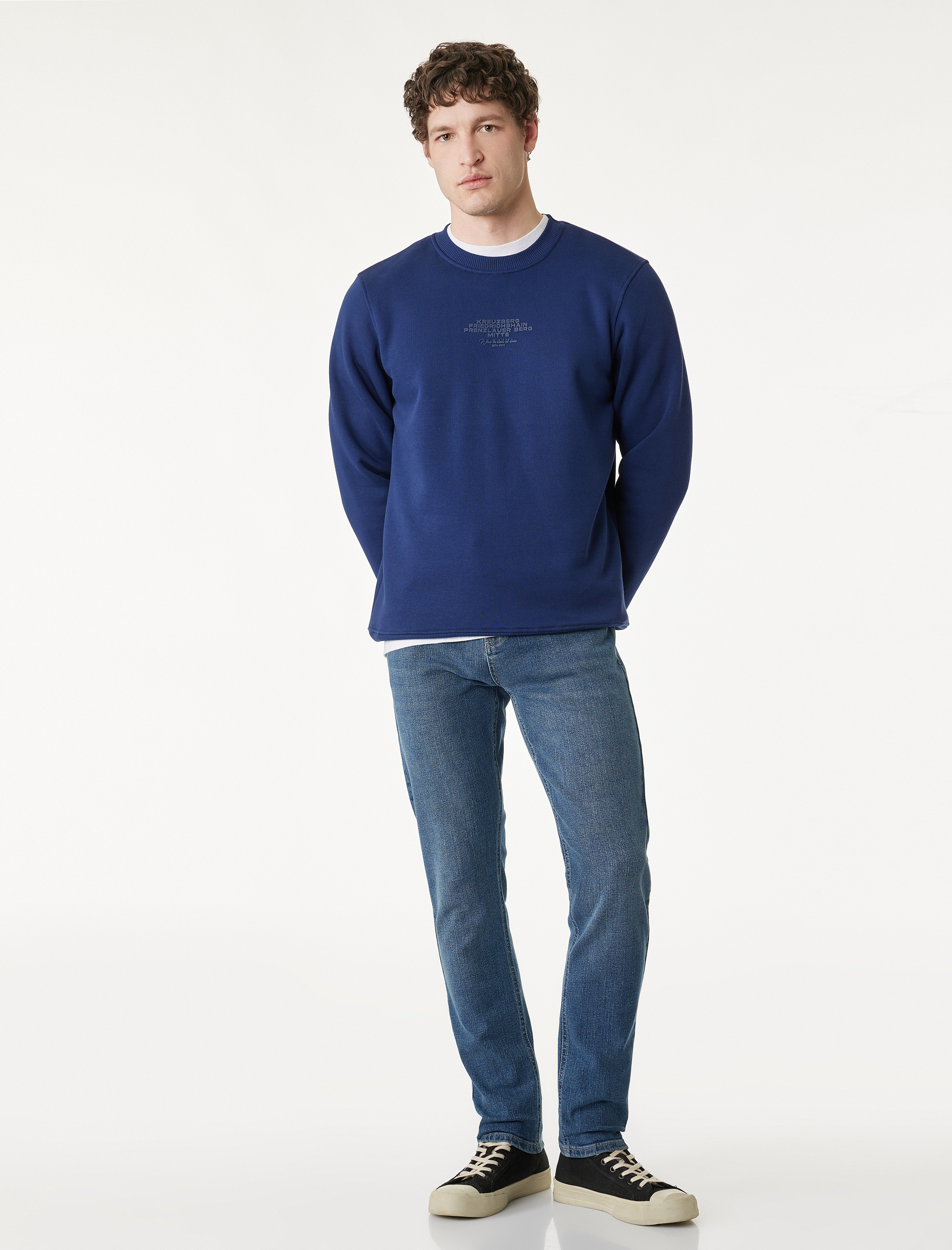   Pamuklu Normal Bel Slim Fit Jean Pantolon - Brad Jean