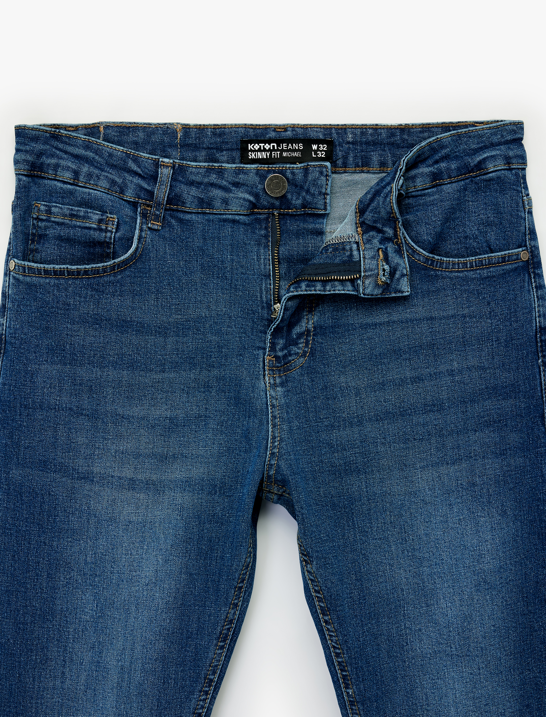   Normal Bel Pamuklu Skinny Fit Jean Pantolon - Michael Jean