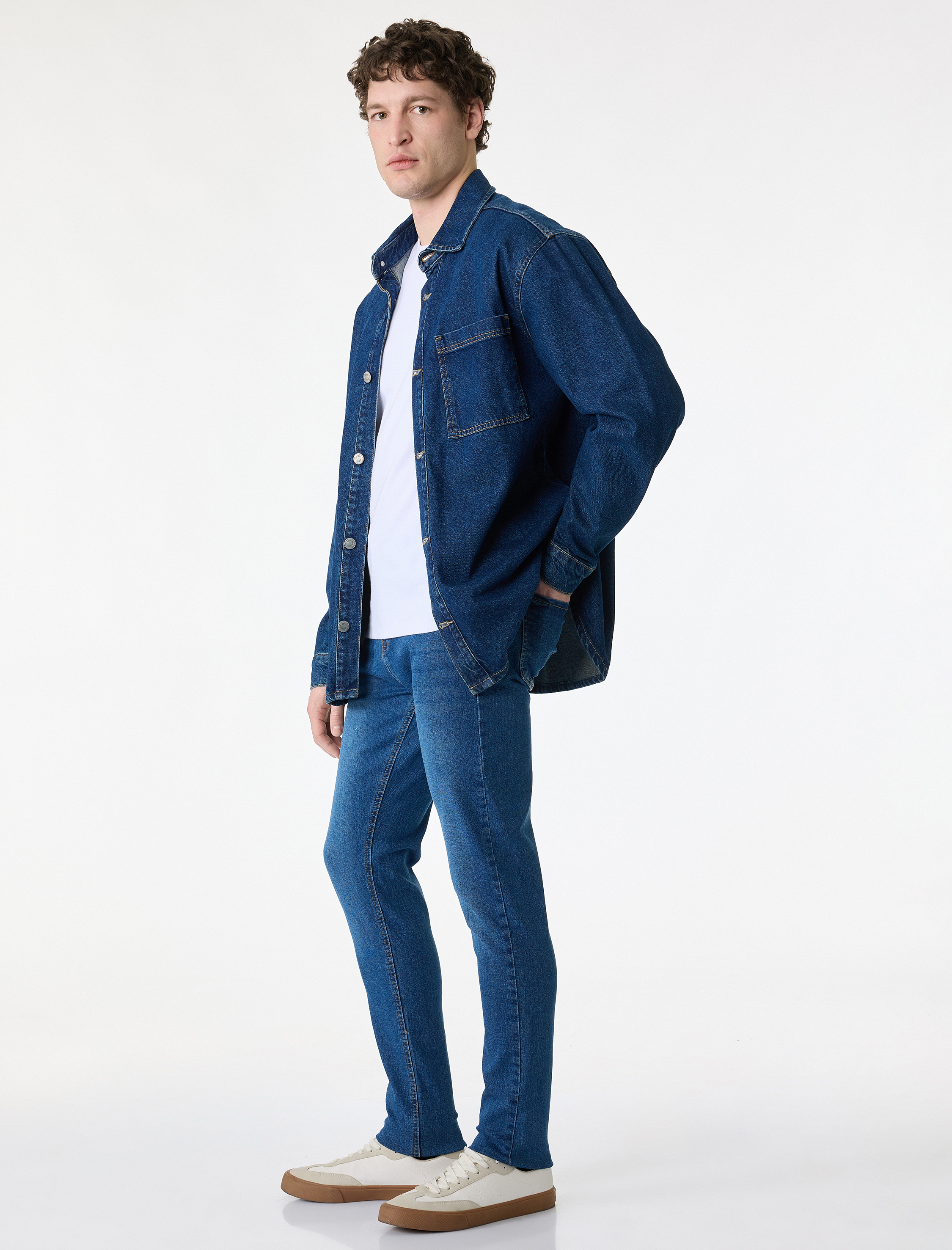   Normal Bel Pamuklu Skinny Fit Jean Pantolon - Michael Jean