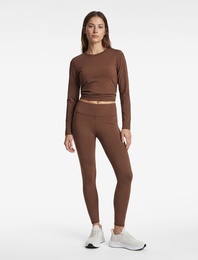 Bisiklet Yaka Uzun Kollu Slim Fit Spor Tişört