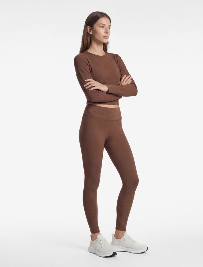  Bisiklet Yaka Uzun Kollu Slim Fit Spor Tişört