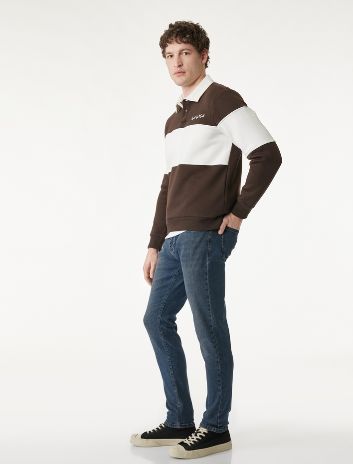  Normal Bel Pamuklu Skinny Jean Pantolon - Michael Jean