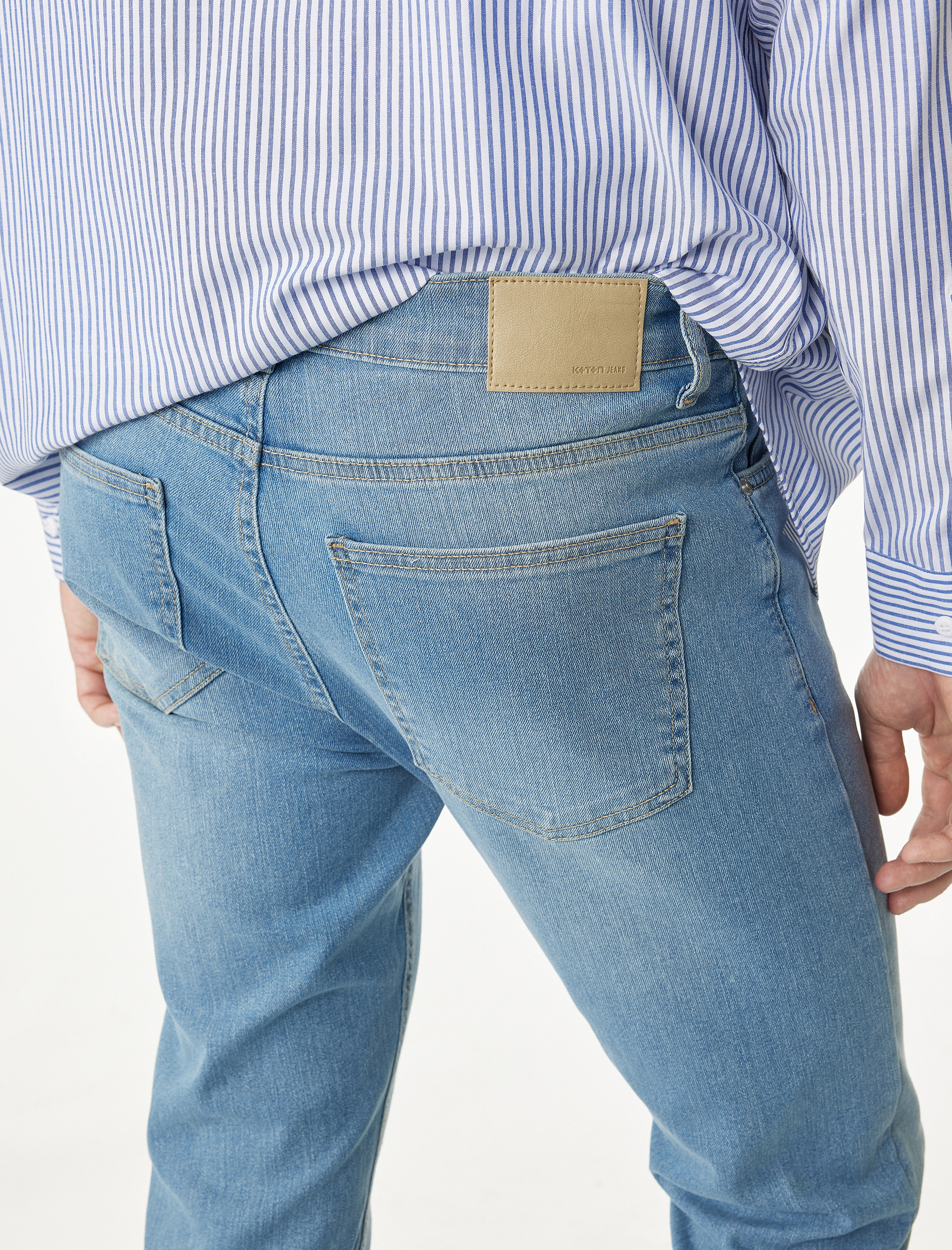   Normal Bel Pamuklu Skinny Fit Jean Pantolon - Michael Jean