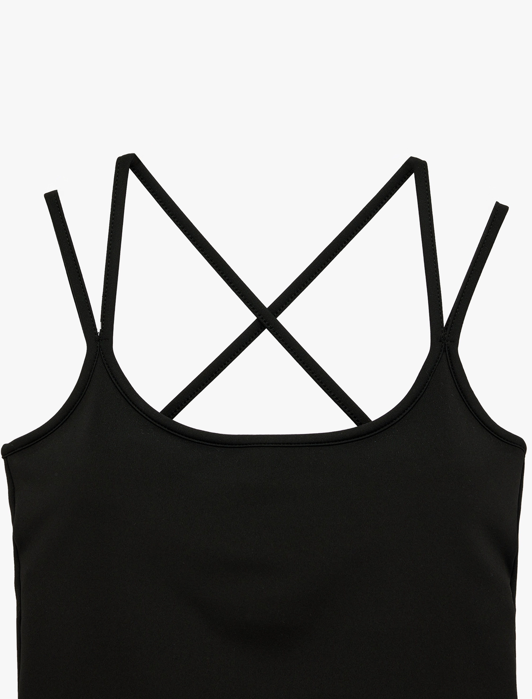   İp Askılı Sırt Detaylı Kolsuz Sporcu Sütyeni