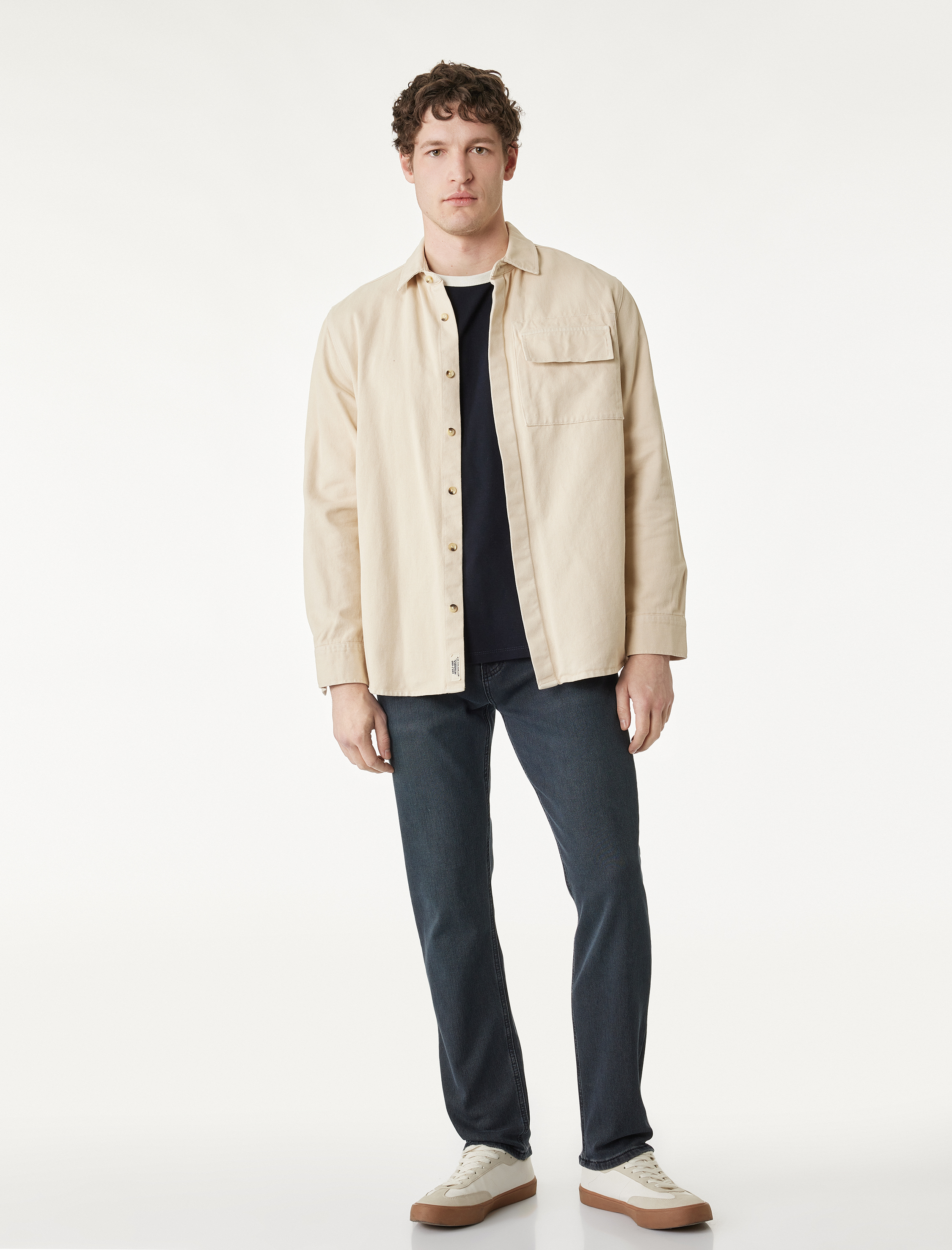   Normal Bel Cepli Pamuklu Slim Fit Jean Pantolon - Brad Jean