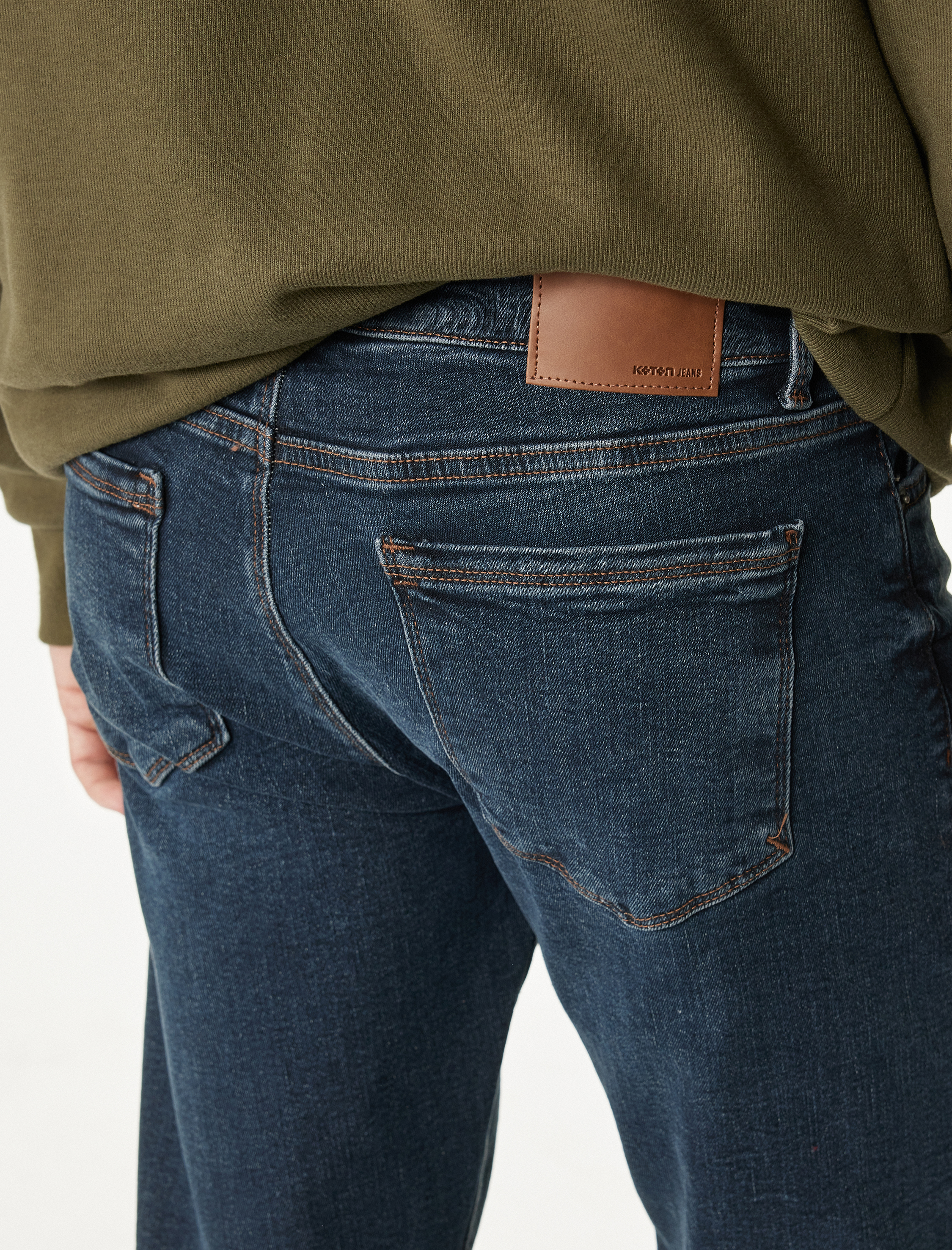   Normal Bel Cepli Straight Fit Jean Pantolon - Mark Jean