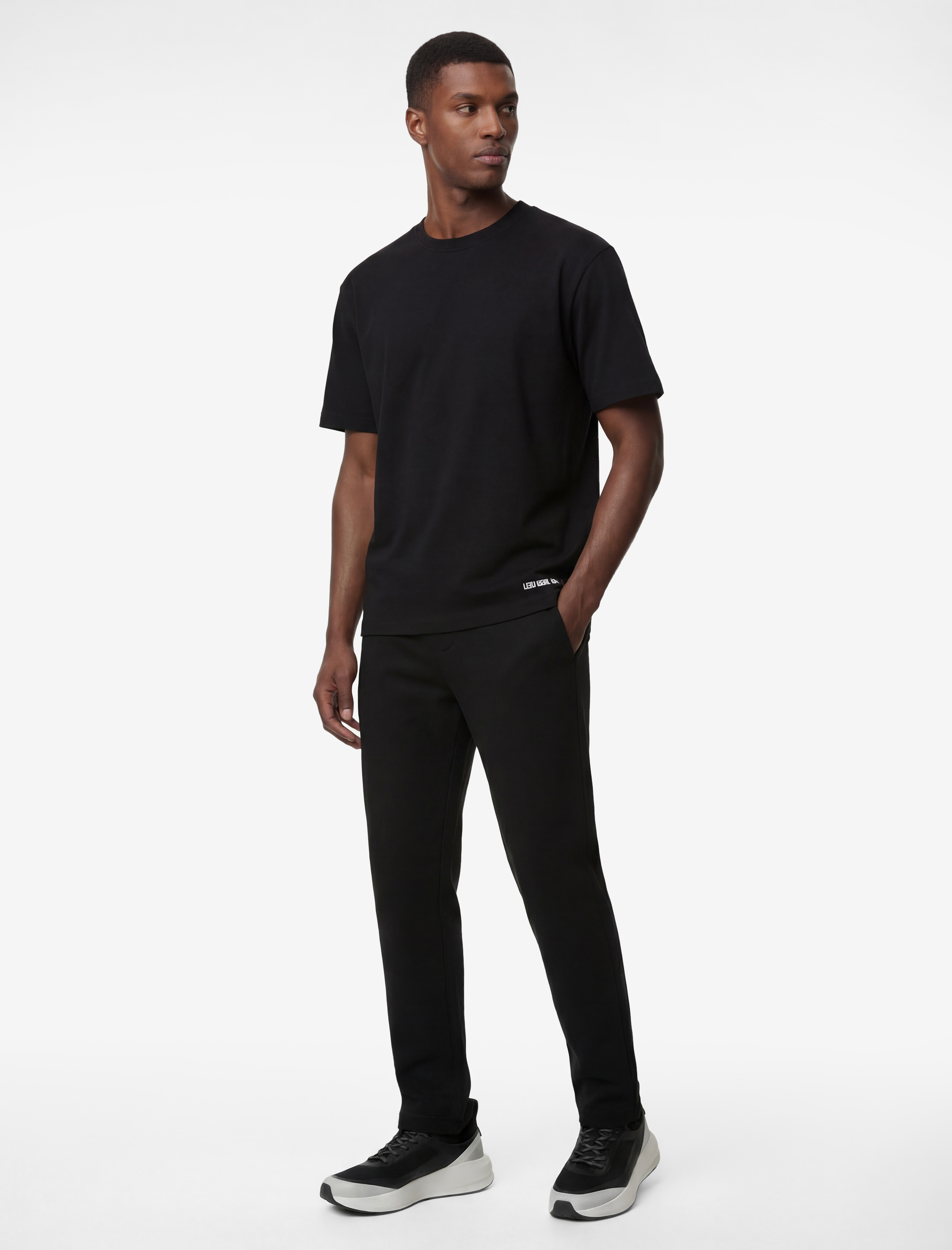   Rahat Kalıp Baskı Detaylı Şardonlu Beli Lastikli Geniş Paça Spor Eşofman Altı