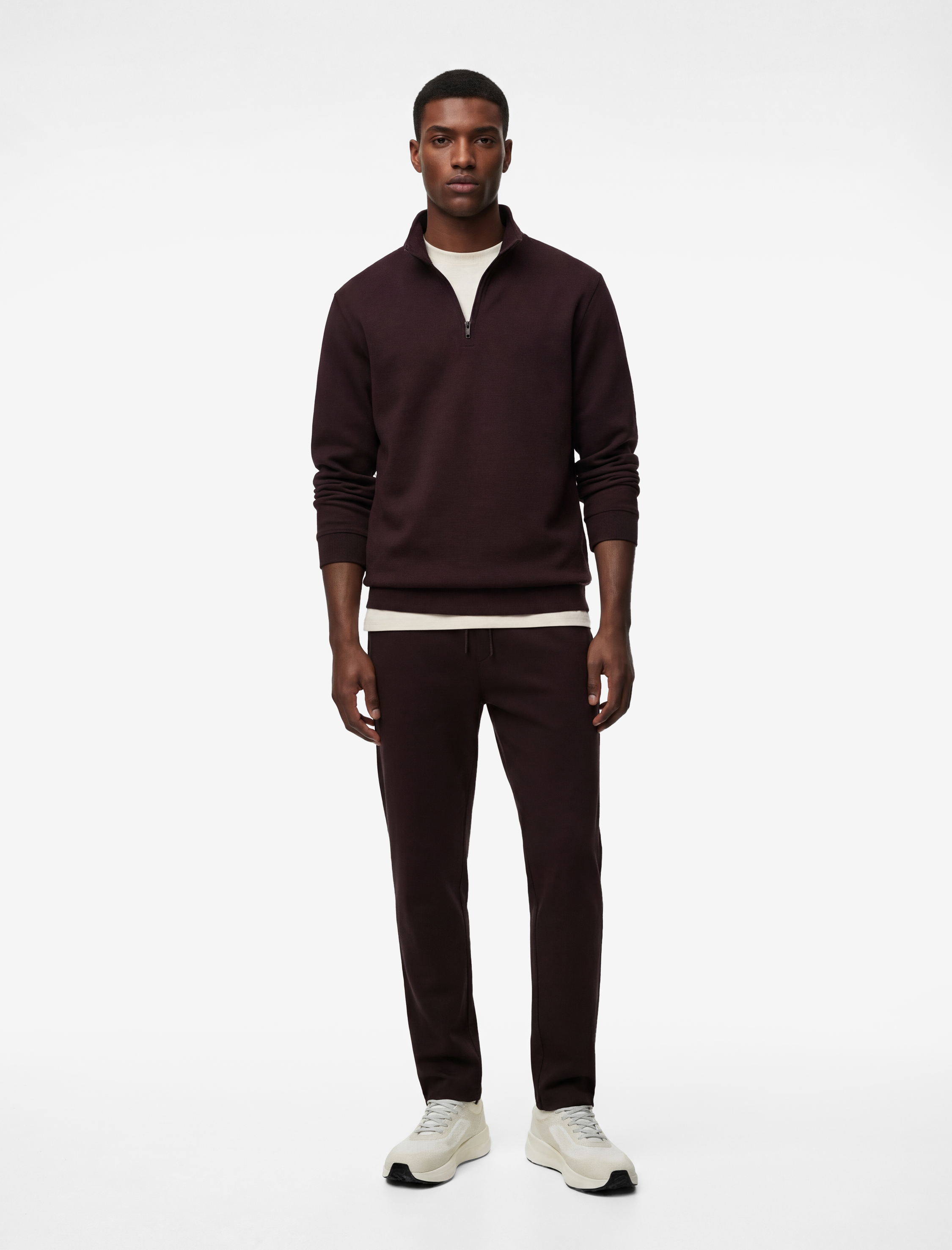   Pamuklu Regular Fit Cepli Beli Bağcıklı Tapered Spor Eşofman Altı