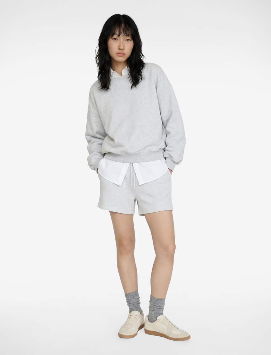 Koton Kadın Cepli Beli Bağcıklı Pamuklu Slim Fit Mini Şort