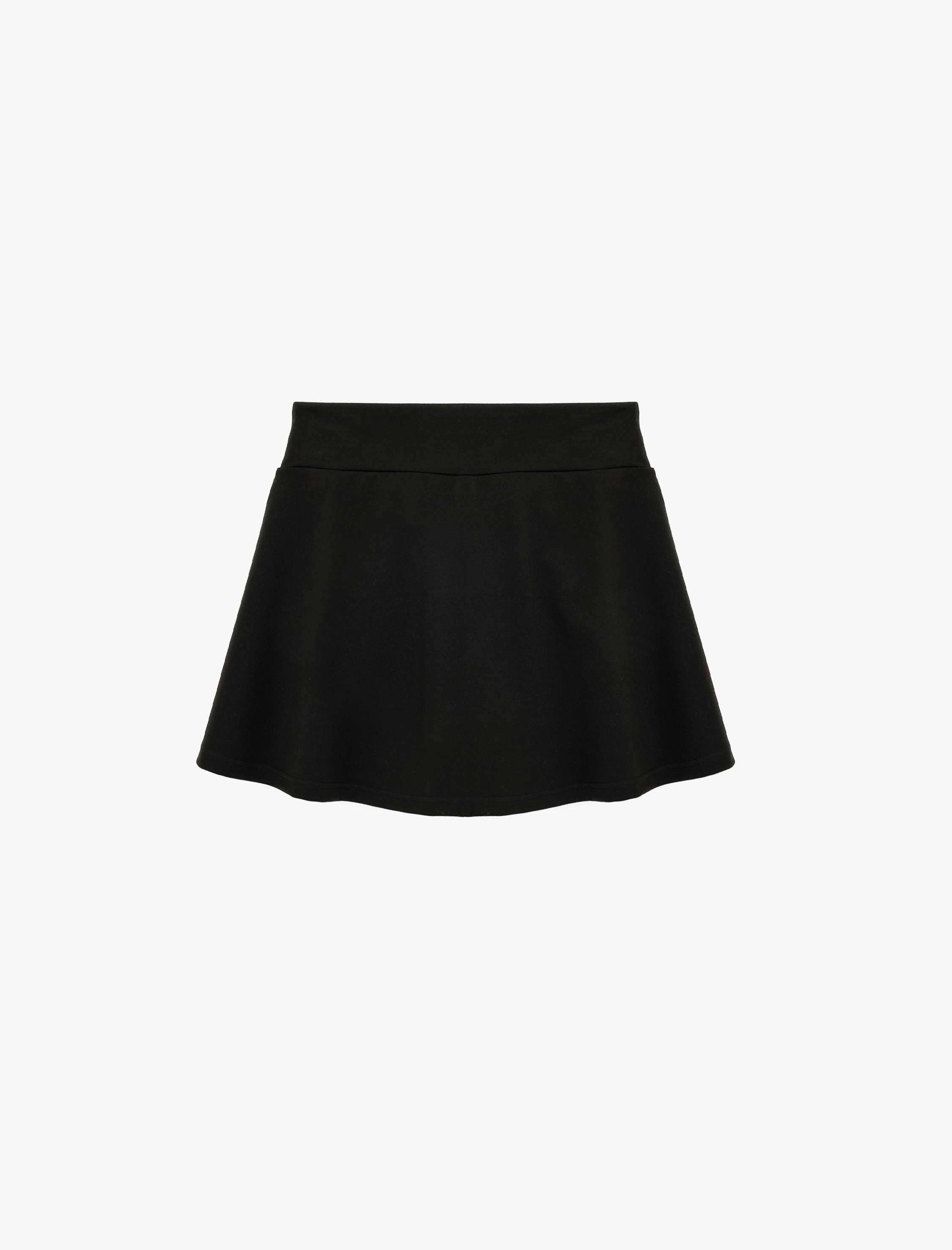   Kemer Detaylı Yüksek Bel Mini Spor Şort Etek