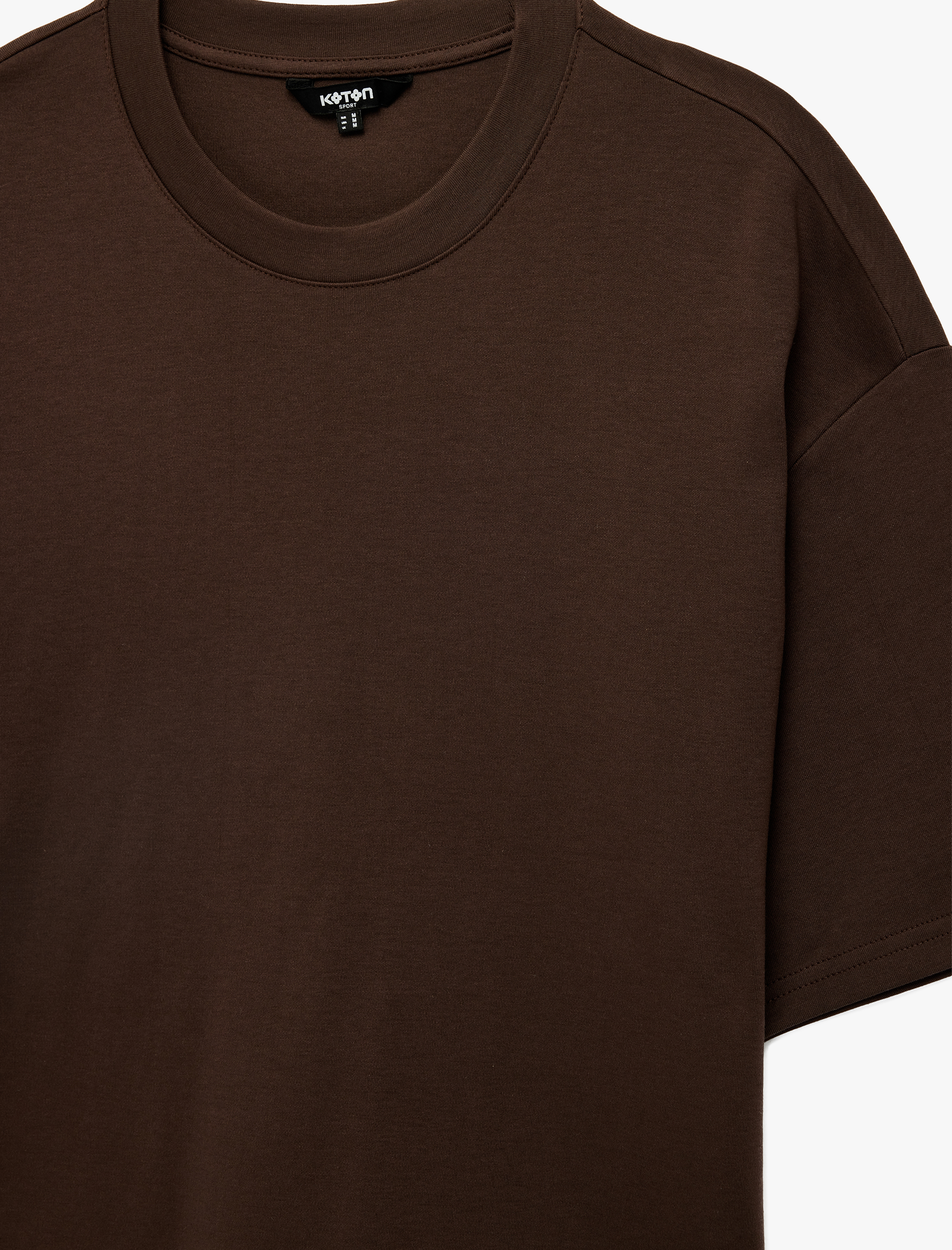   Regular Fit Kısa Kollu Bisiklet Yaka Pamuklu Basic Spor Tişört