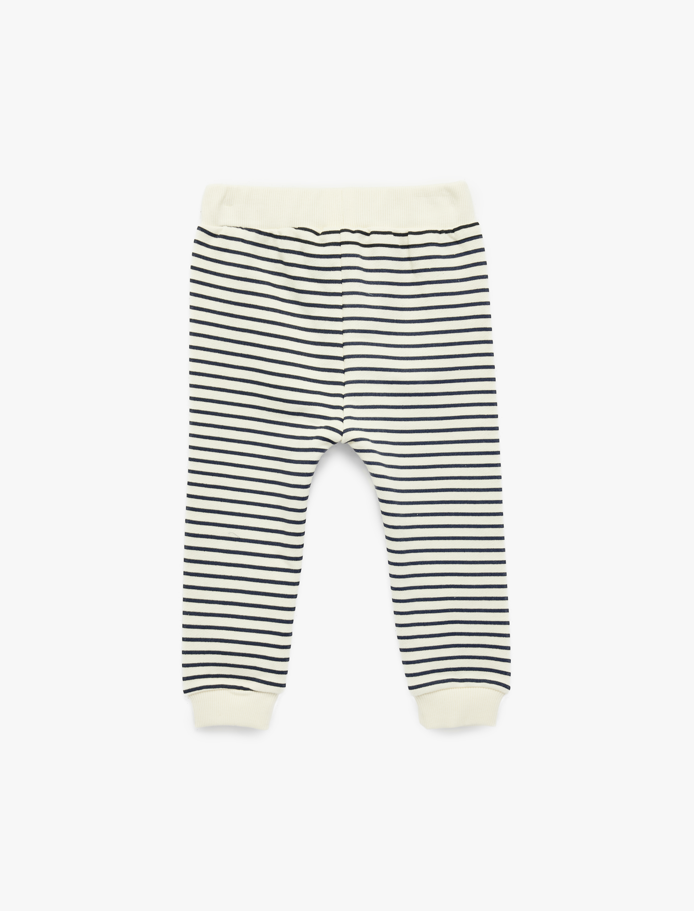  Erkek Bebek Pamuklu Beli Bağcıklı Üç İplik Şardonlu Jogger Eşofman Altı