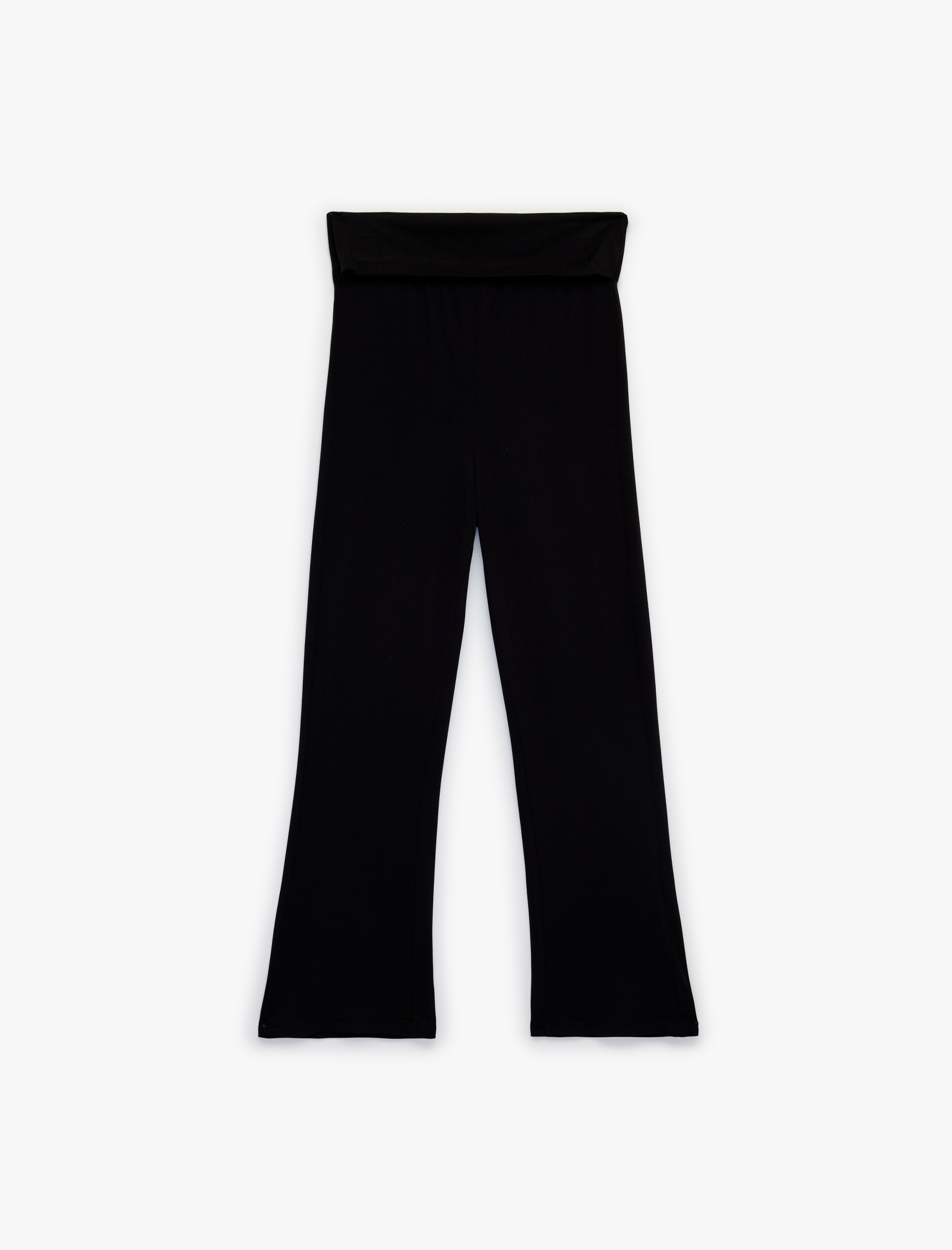  Kız Çocuk Viskon Slim Fit İspanyol Paça Tayt