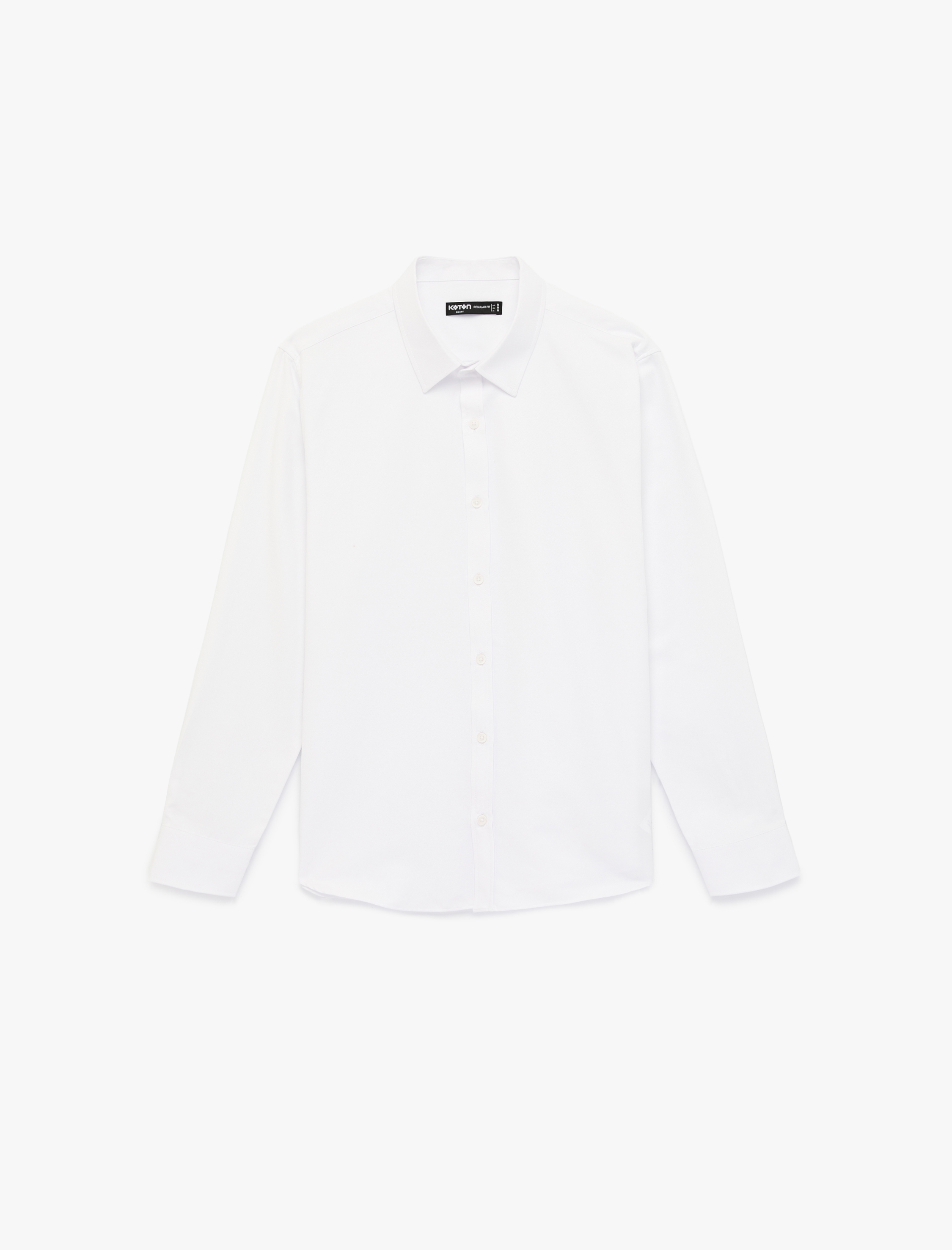   Regular Fit Klasik Yaka Uzun Kollu Oxford Gömlek