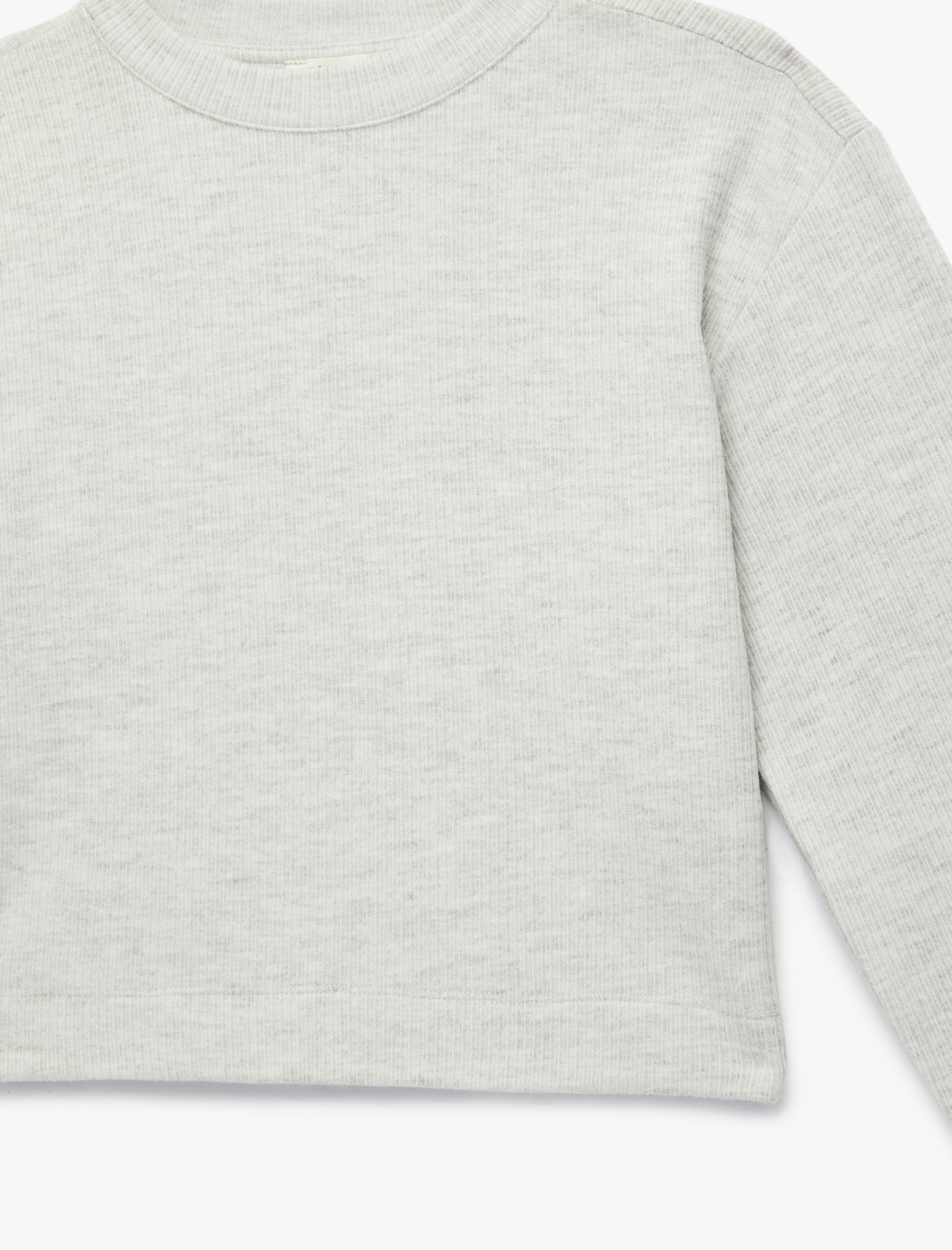  Kız Çocuk Kaşkorse Yumuşak Dokulu Uzun Kollu Bisiklet Yaka Tişört