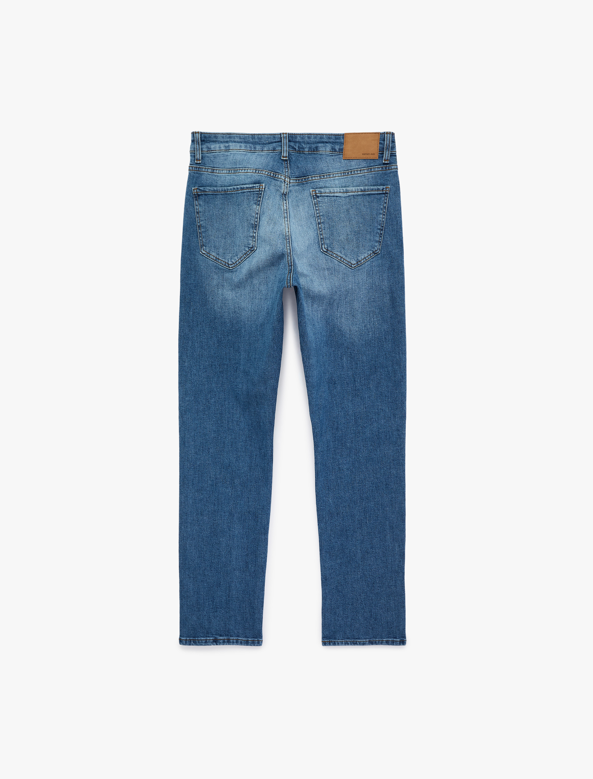   Normal Bel Pamuklu Slim Fit Jean Pantolon - Brad Jean