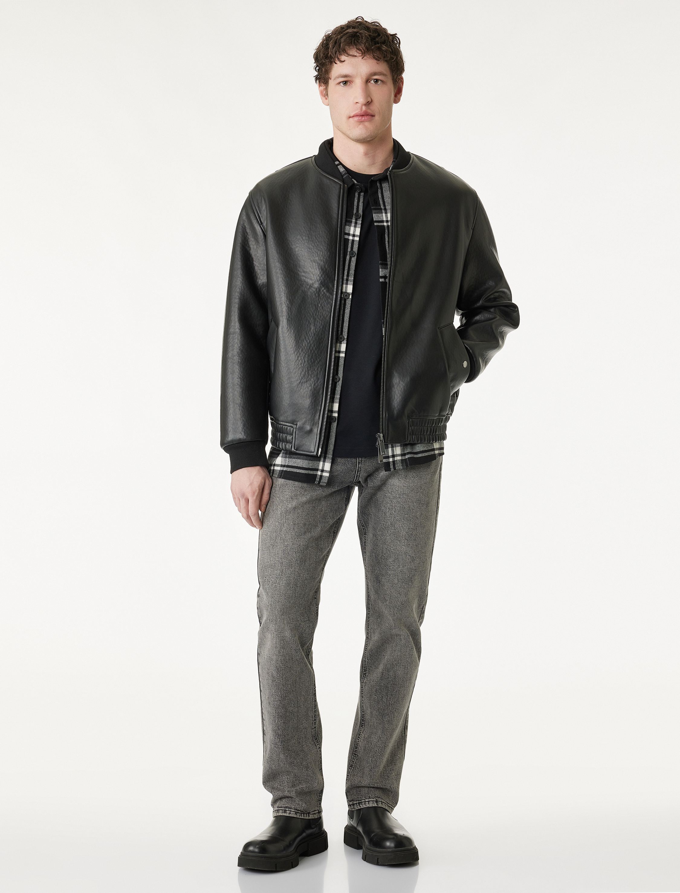   Pamuklu Normal Bel 5 Cepli Straight Fit Jean Pantolon - Mark Jean