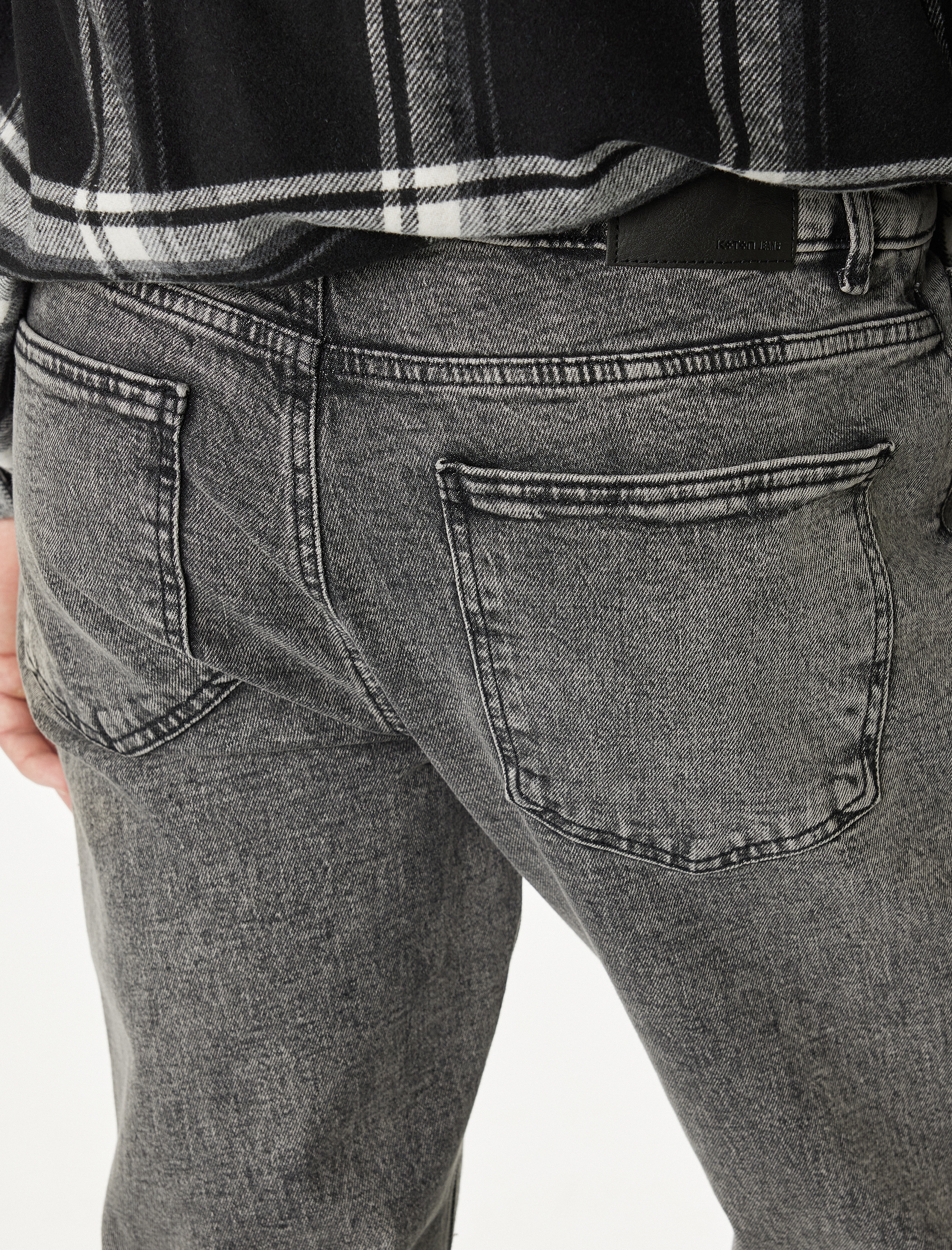   Pamuklu Normal Bel 5 Cepli Straight Fit Jean Pantolon - Mark Jean