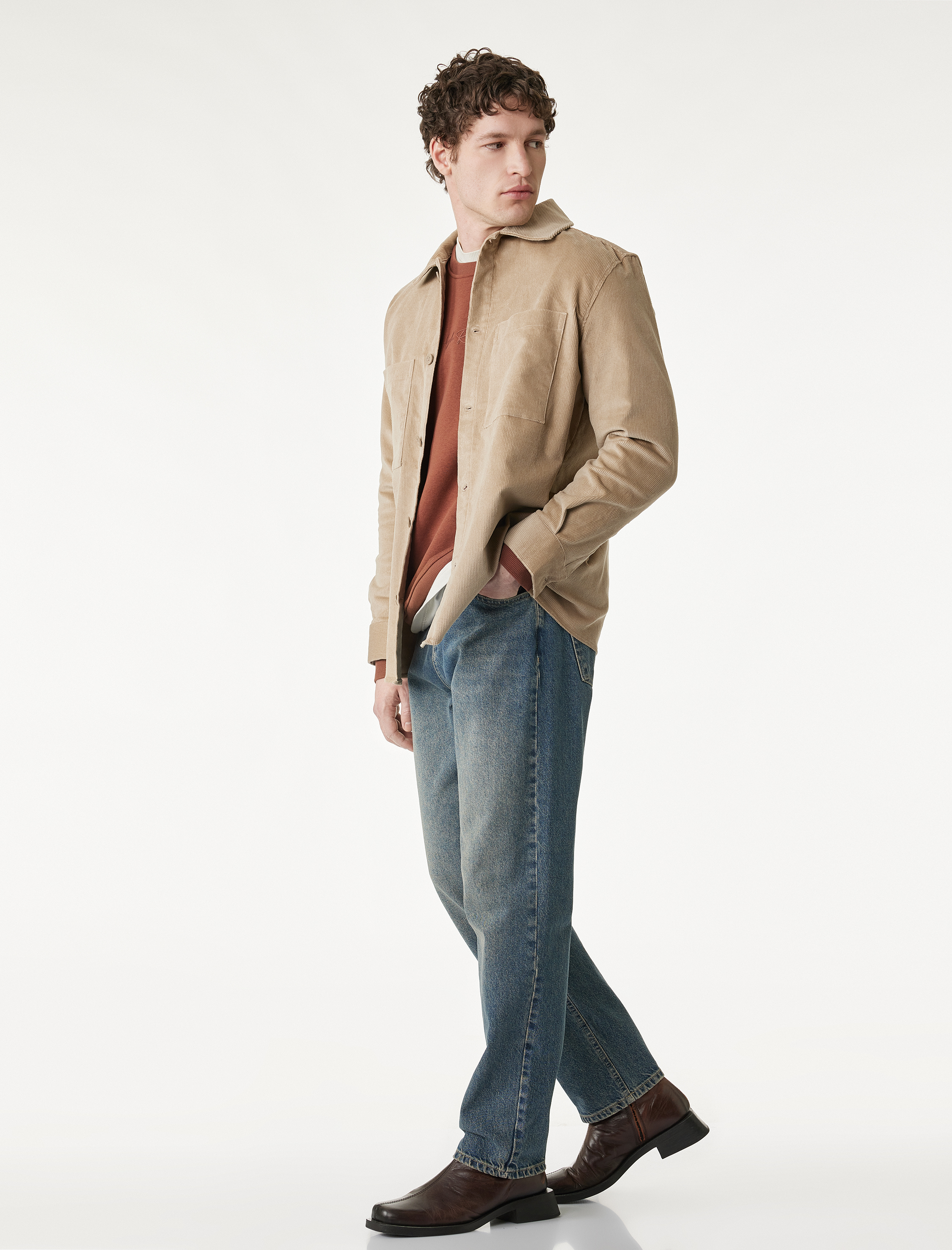   Normal Bel Vintage Straight Fit Jean Pantolon