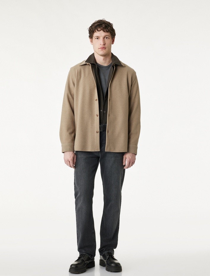  Pamuklu Normal Bel 5 Cepli Straight Fit Jean Pantolon - Mark Jean