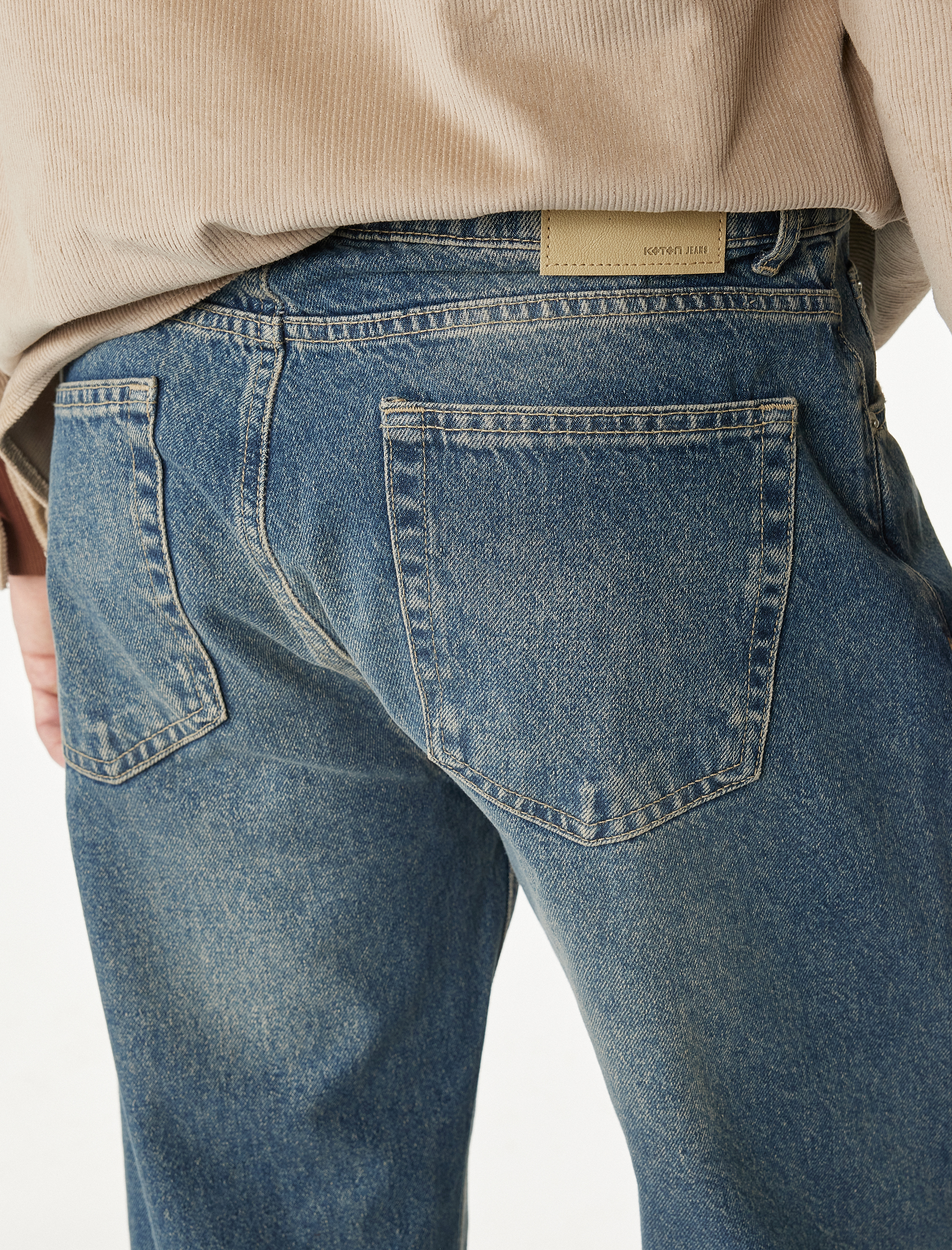   Normal Bel Vintage Straight Fit Jean Pantolon