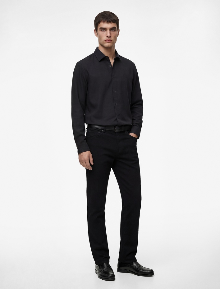  Pamuklu Normal Bel Slim Fit Jean Pantolon - Brad Jean