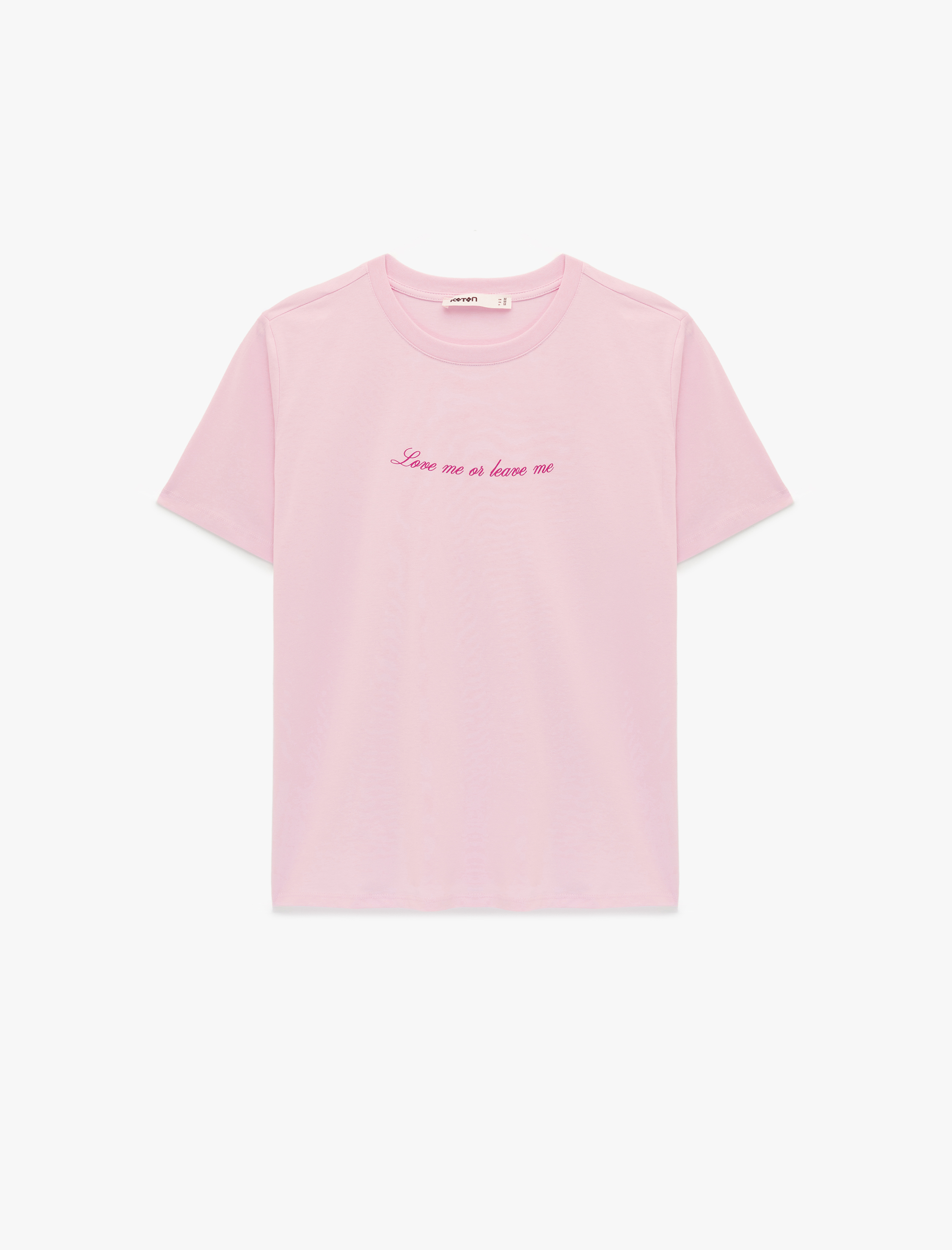   Regular Fit Kısa Kollu Baskılı Bisiklet Yaka Baskılı Tişört