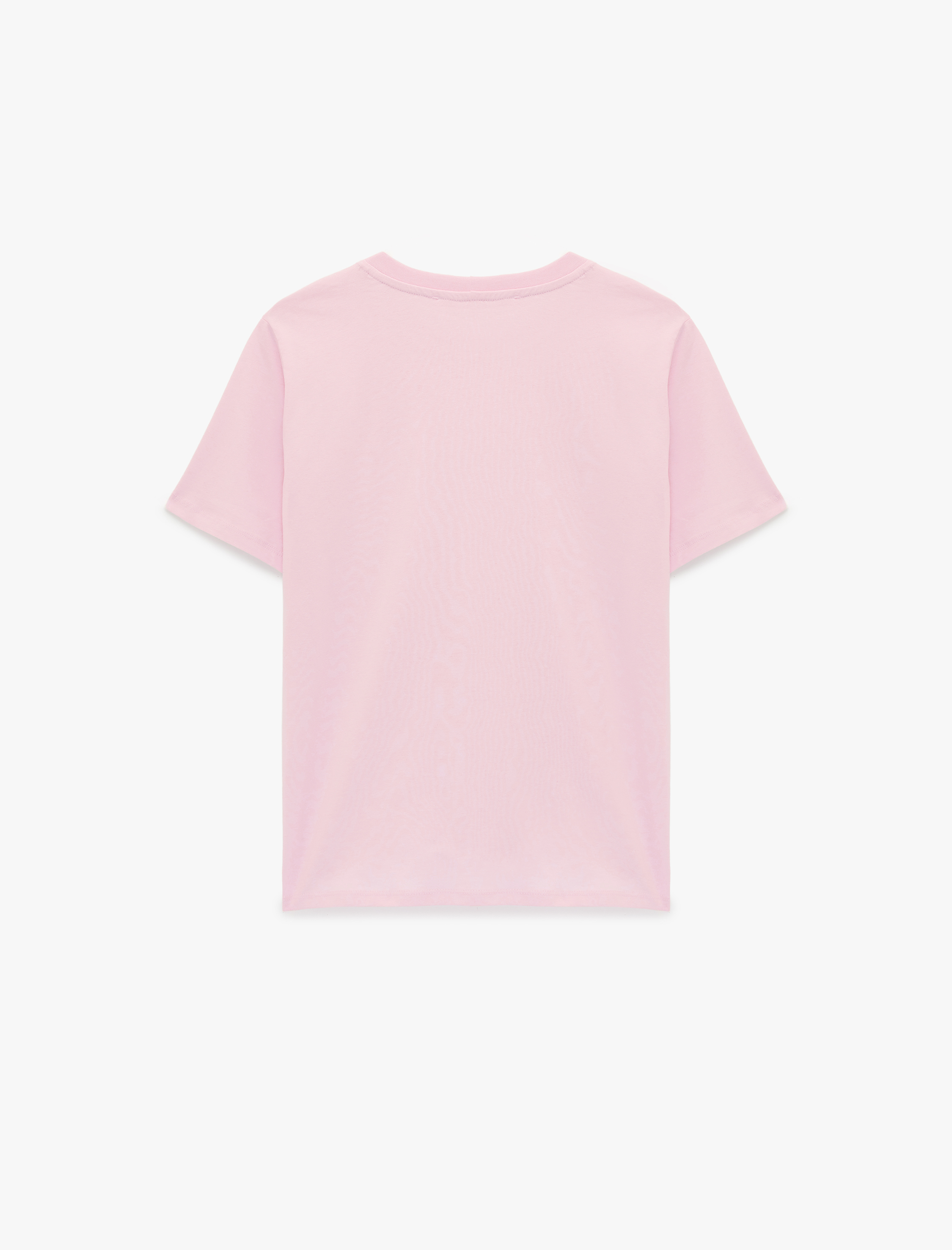   Regular Fit Kısa Kollu Baskılı Bisiklet Yaka Baskılı Tişört