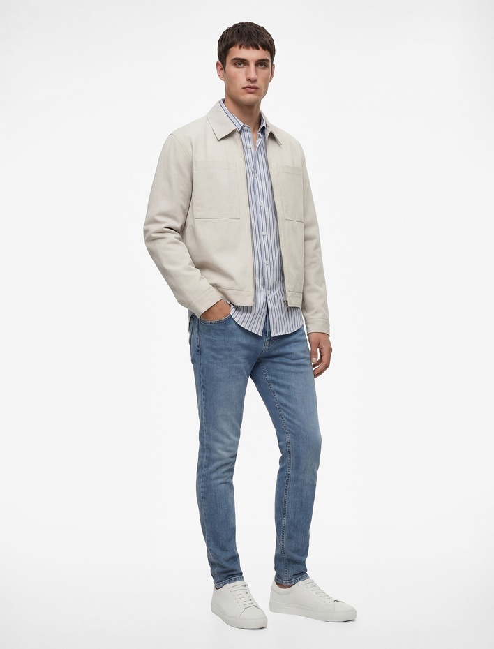  Normal Bel Pamuklu Skinny Fit Jean Pantolon - Michael Jean