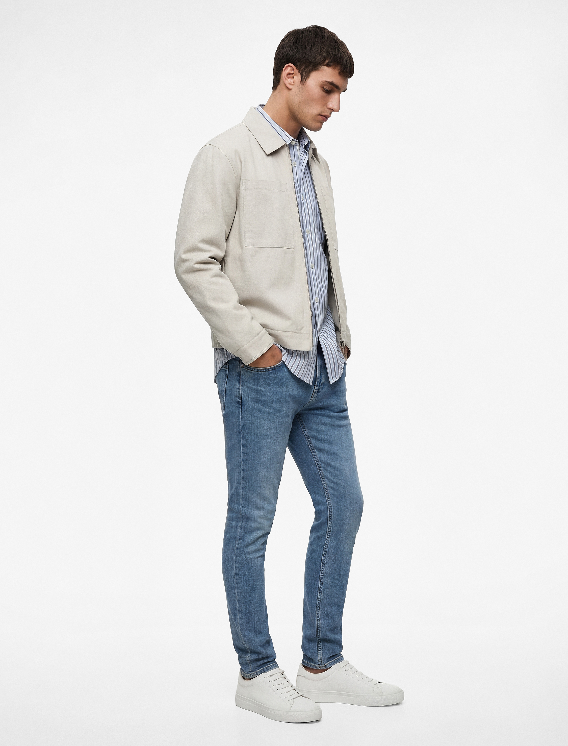   Normal Bel Pamuklu Skinny Fit Jean Pantolon - Michael Jean