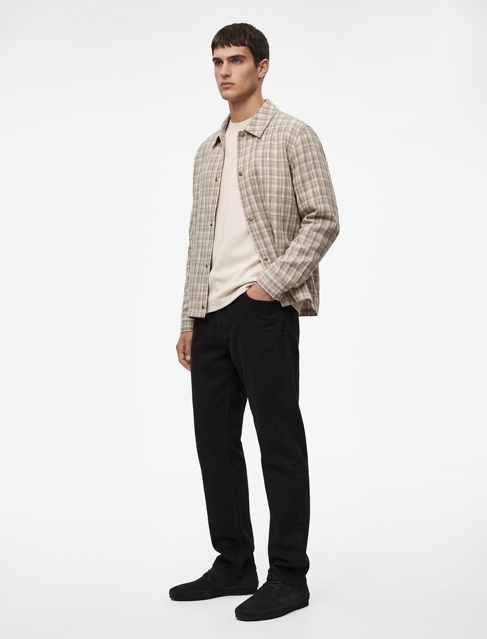  Düğmeli Cep Detaylı Normal Bel Slim Fit Jean Pantolon - Brad Jean