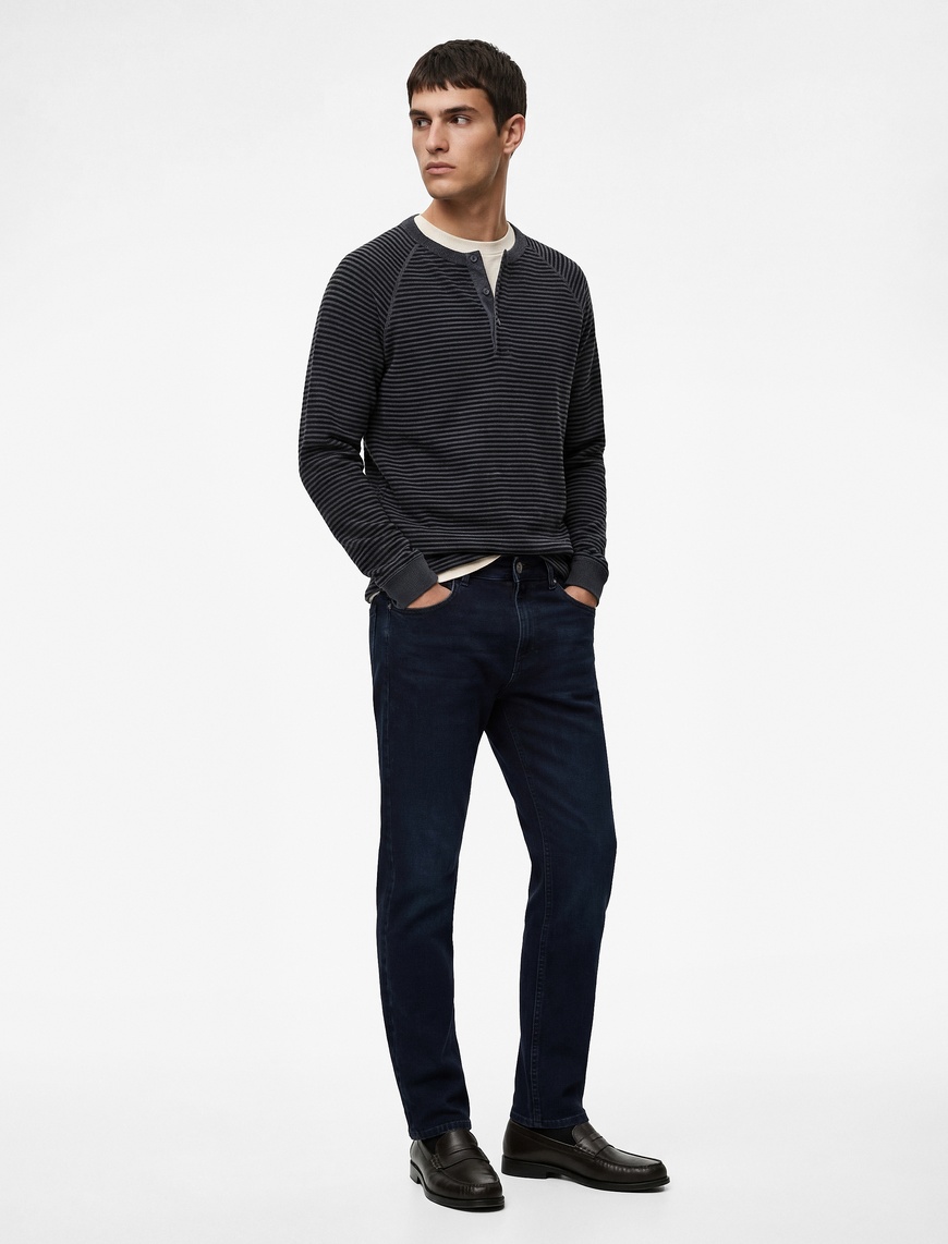 Koton Erkek Pamuklu Normal Bel Slim Fit Jean Pantolon - Brad Jean