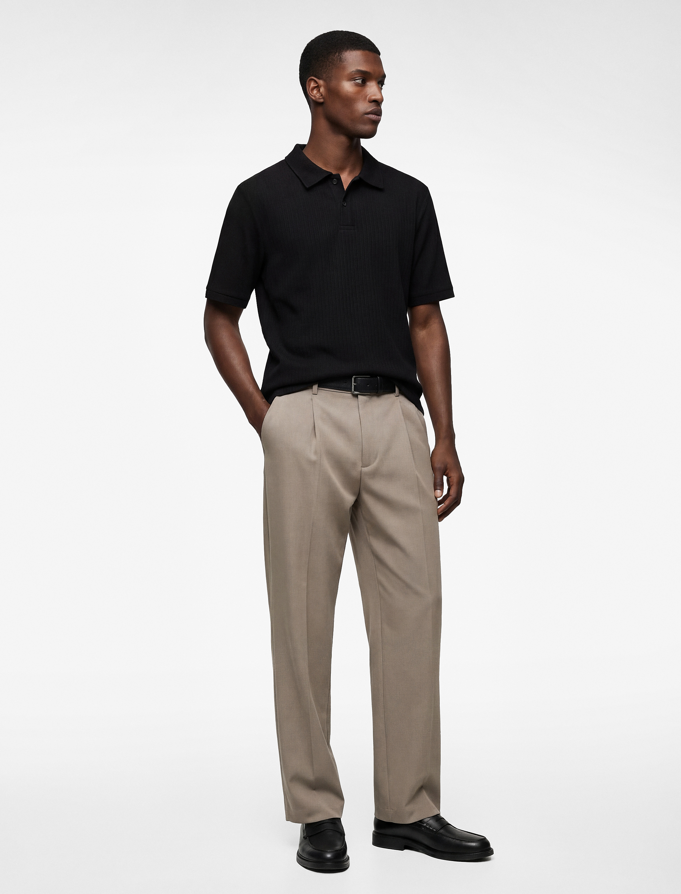   Regular Fit Kısa Kollu Düğmeli Polo Yaka Tişört