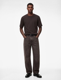 Pamuklu Regular Fit Kısa Kollu Basic Bisiklet Yaka Tişört