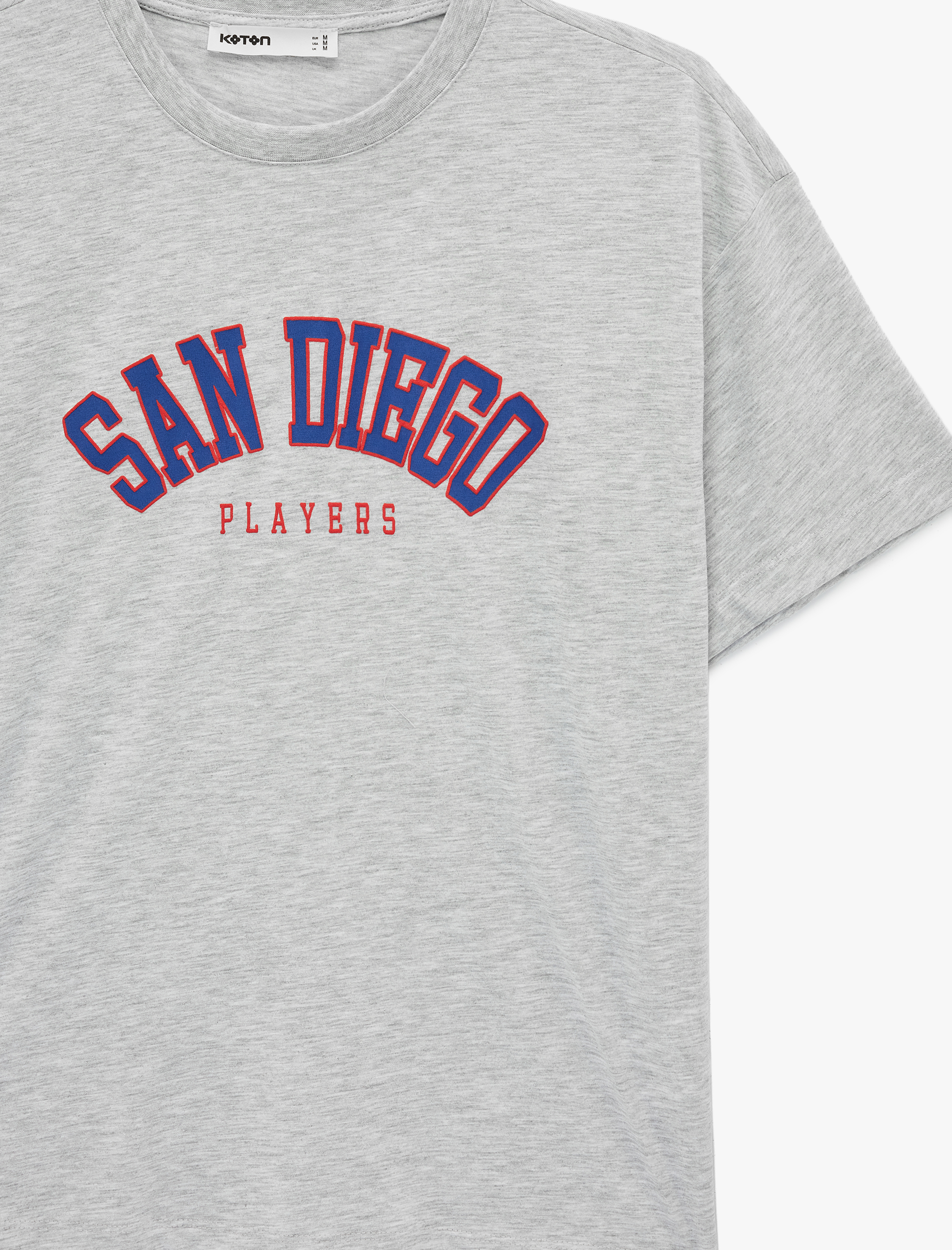   Kısa Kollu Baskılı Bisiklet Yaka Baskılı Tişört