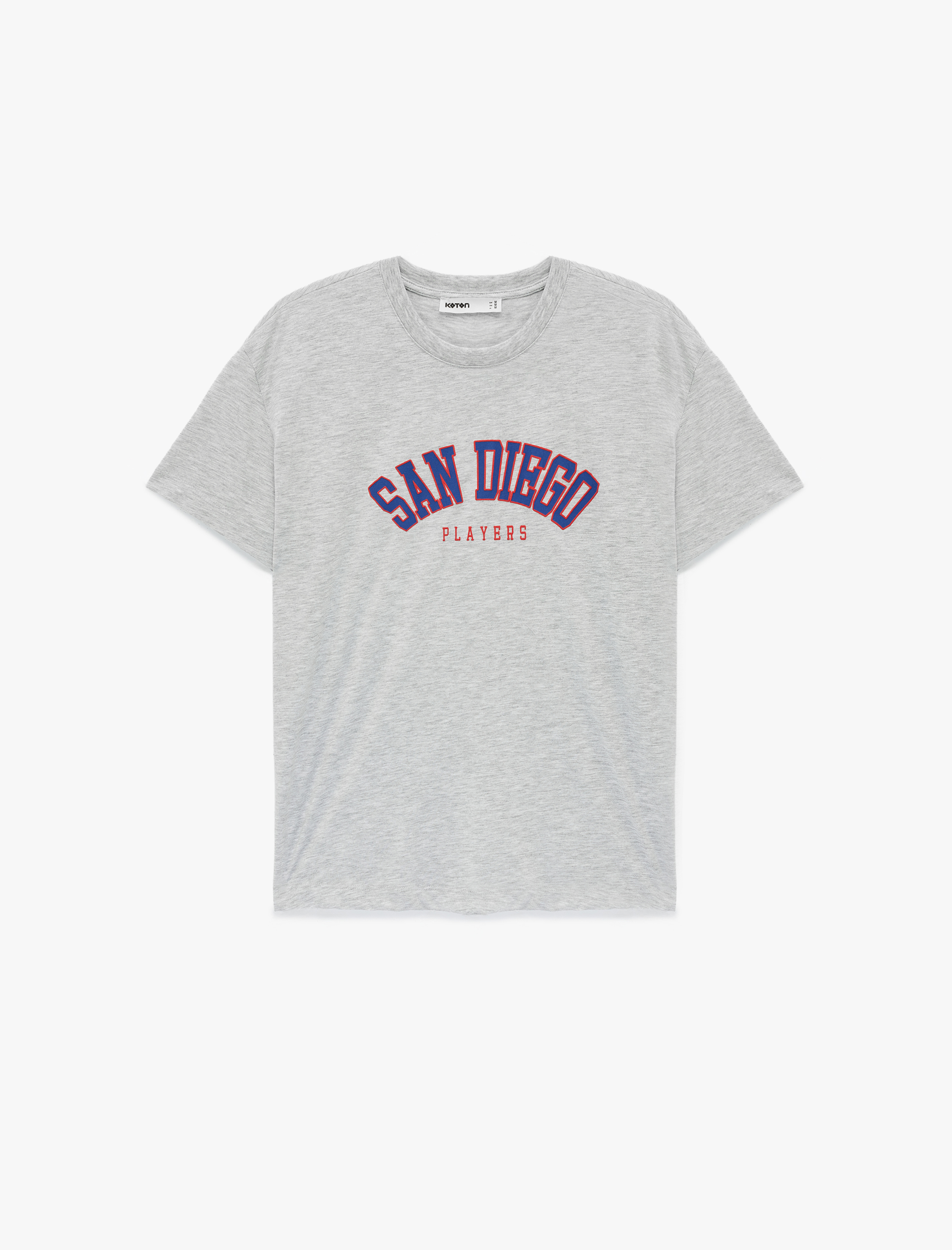   Kısa Kollu Baskılı Bisiklet Yaka Baskılı Tişört