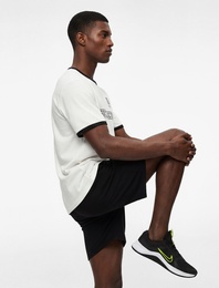 Viskon Karışımlı Cepli Bermuda Beli Bağcıklı Spor Şort